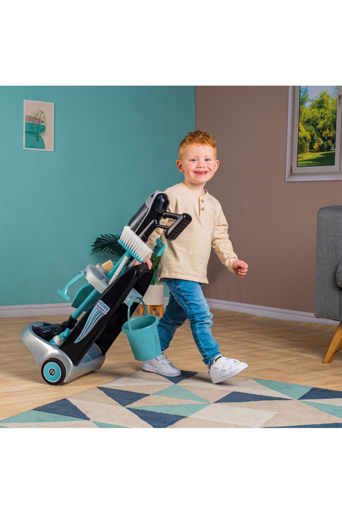 Smoby-Rowenta Cleaning Kit Trolley and Vacuum Cleaner 7