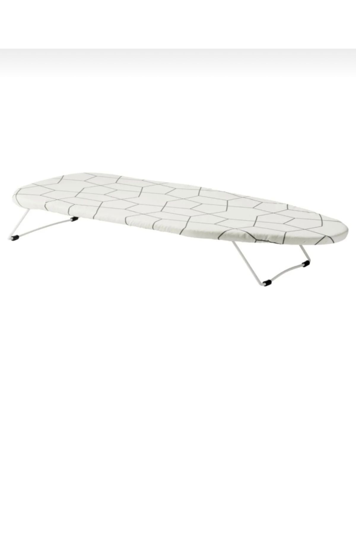 IKEA Jall mini ütü masası siyah beyaz 73x32