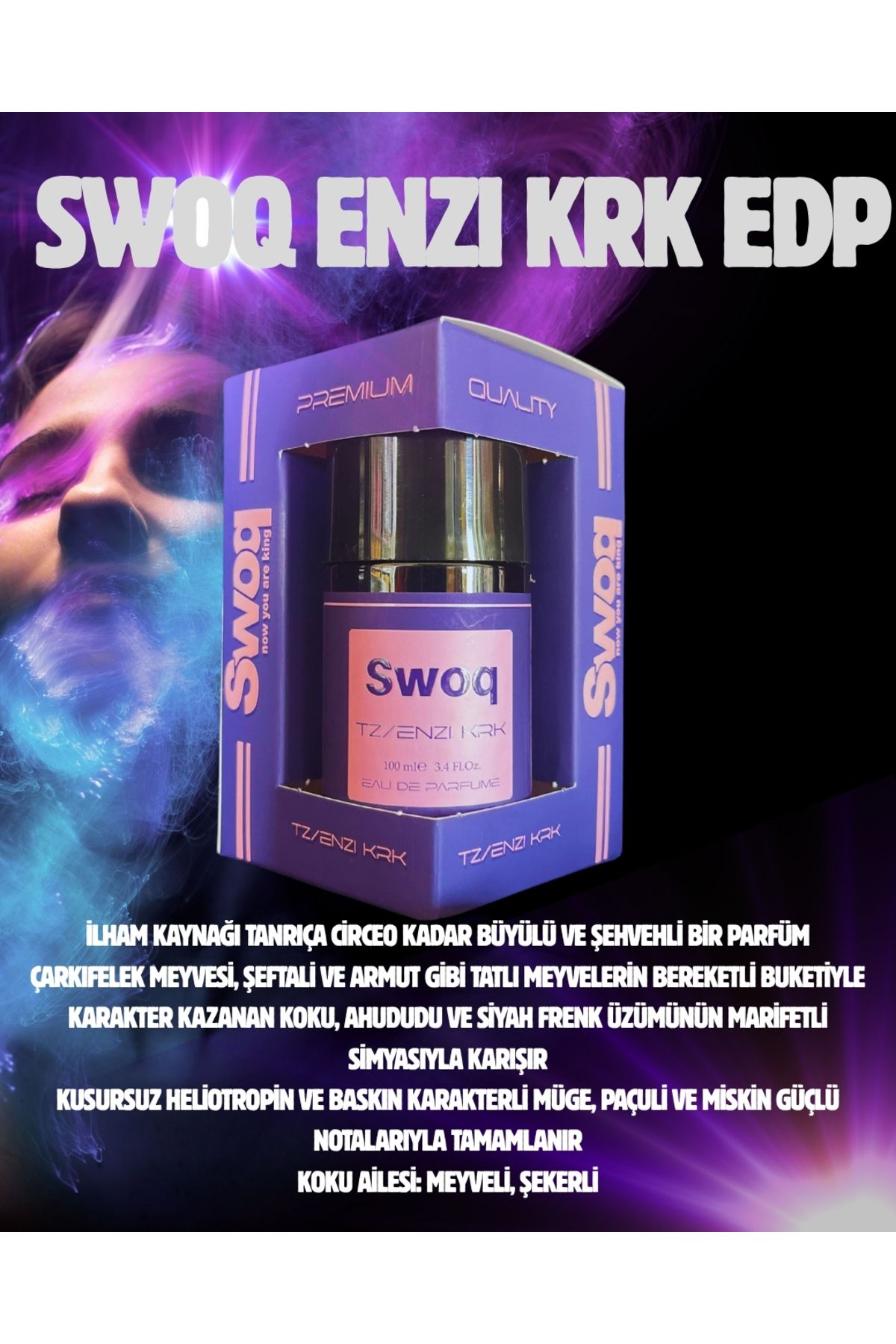 SWOQ PREMIUM TZ/ENZI KRK UNISEX EDP PARFÜM 100ML