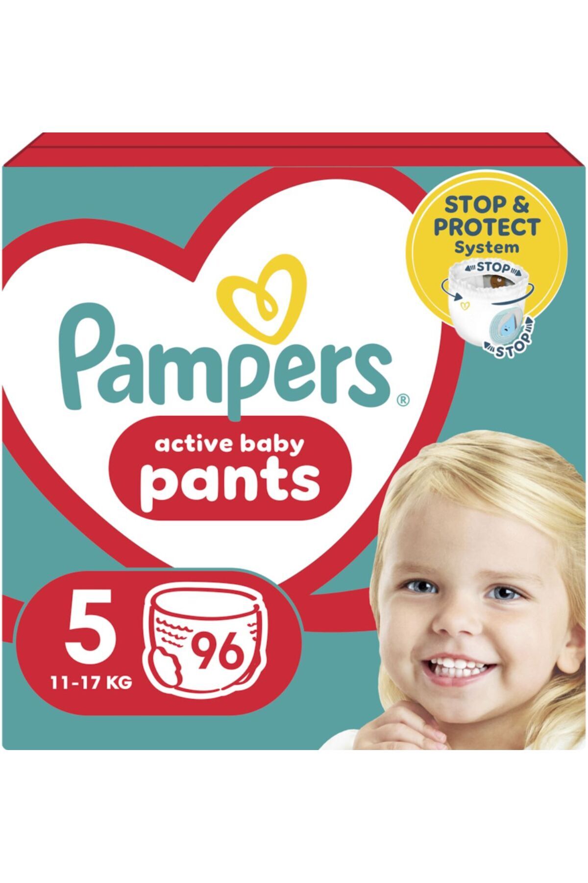 Pampers Diapers-Panties Pampers Active Baby Pants Mega Box 5, 11kg-17kg, 96 pcs