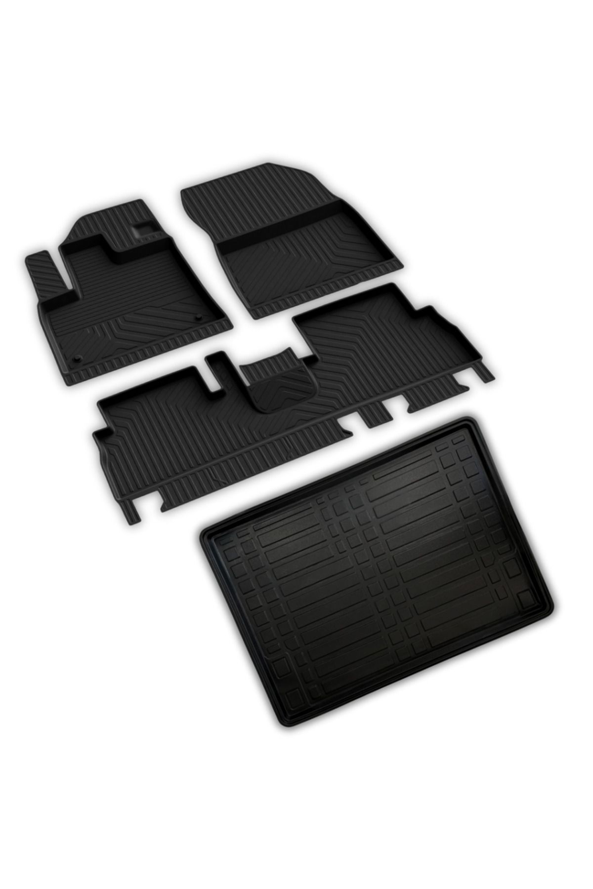 ferrous autoaccessories Peugeot Rifter Ferrous 4D Paspas ve 3D Bagaj Havuzu 2019 ve Üstü