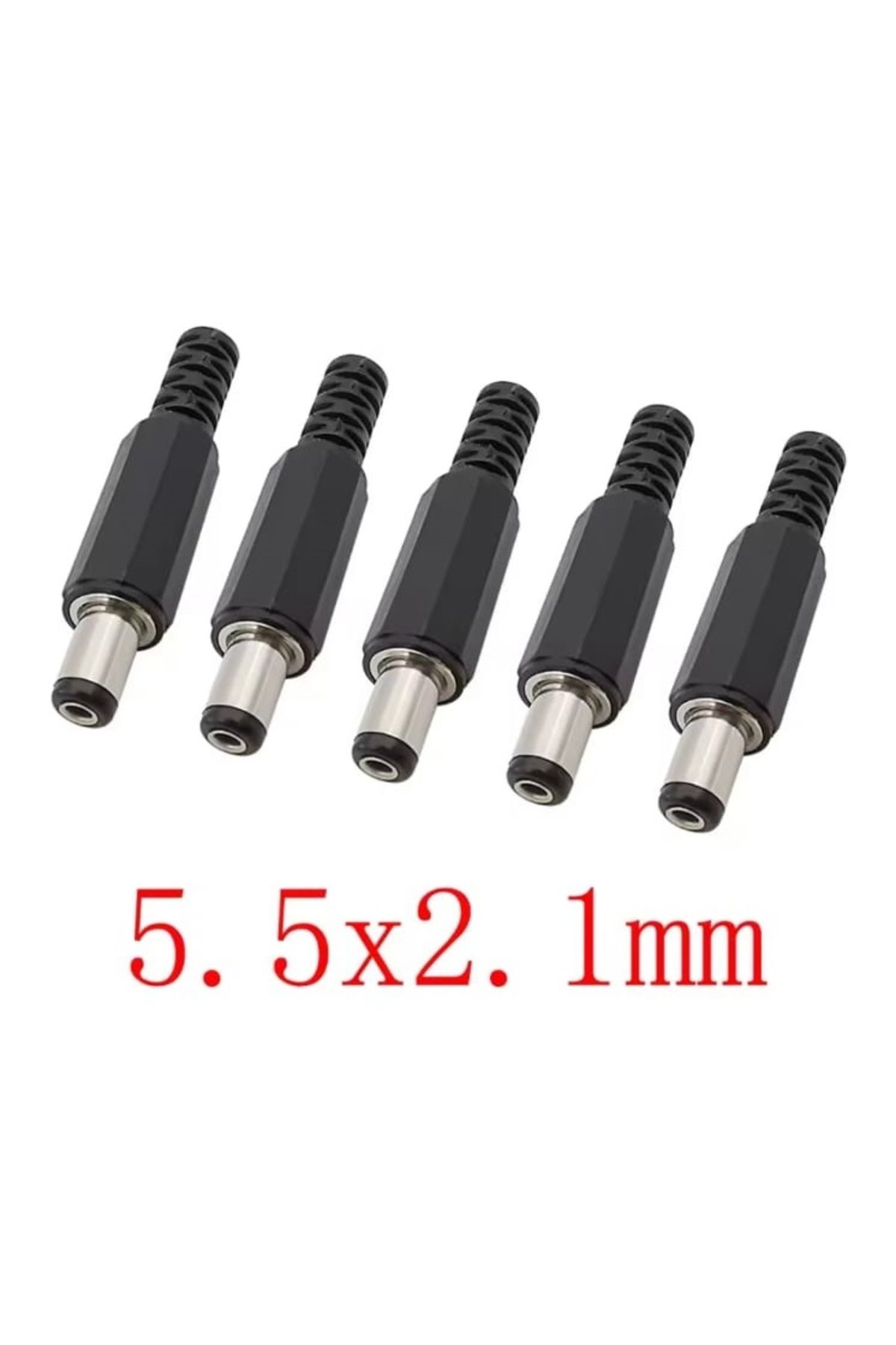 Maroces 5 ADET MR-251 SEYYAR DC DİŞİ JAK FİŞ 2.1MM KISA