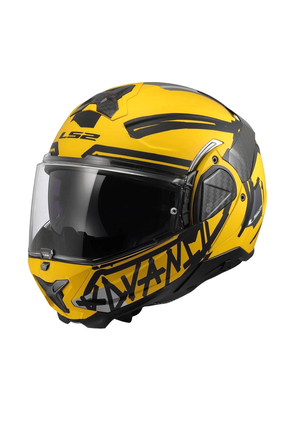 LS2 Advant 2 Tape -siyah Kask