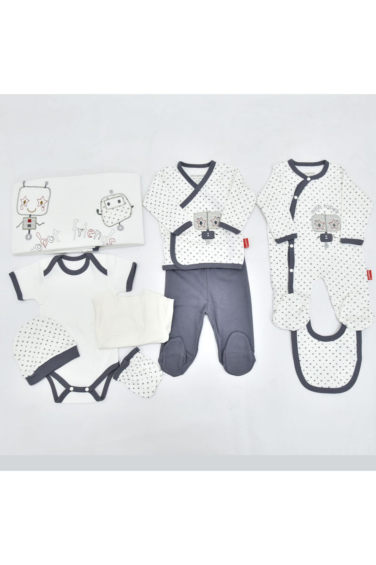Modonoff ROBOT İŞLEMELİ 10'LU SET