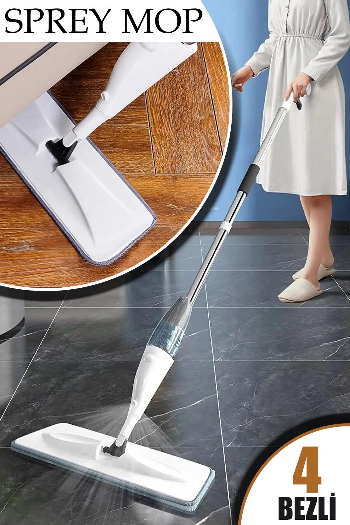CMT 🧹360° DÖNEN SU PÜSKÜRTMELİ MOP