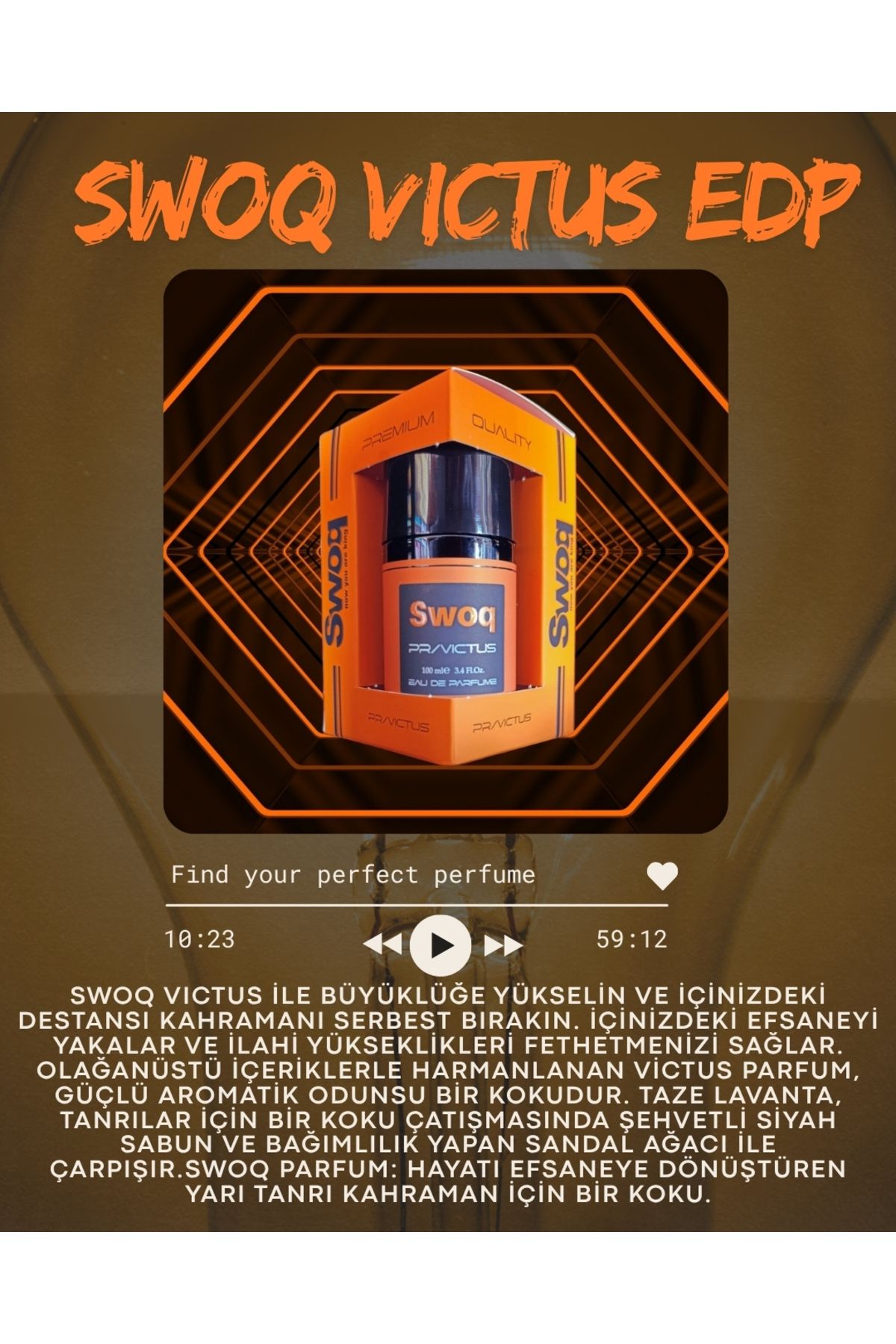 SWOQ PREMIUM PR/VICTUS EDP ERKEK PARFÜM 100ML