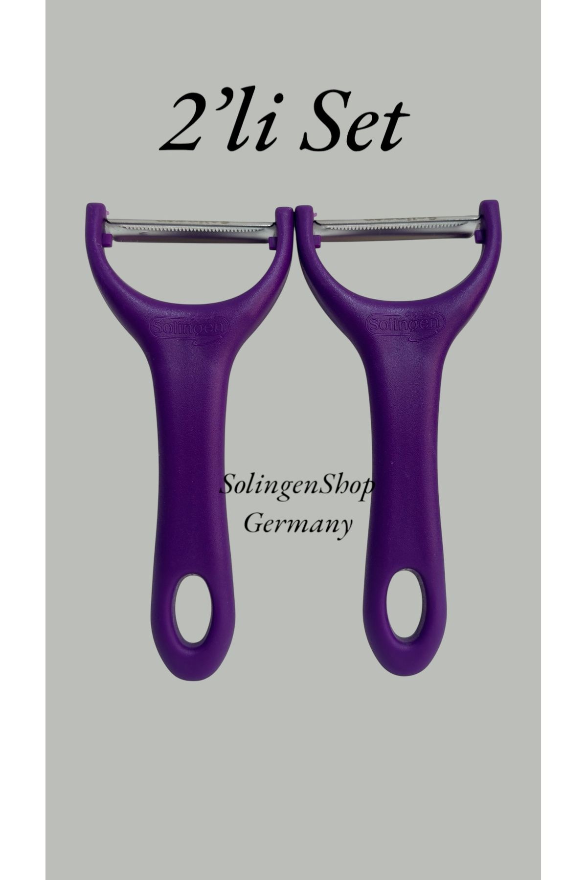 Solingen 2’li Set Y Tipi Soyacak – Mor Renk