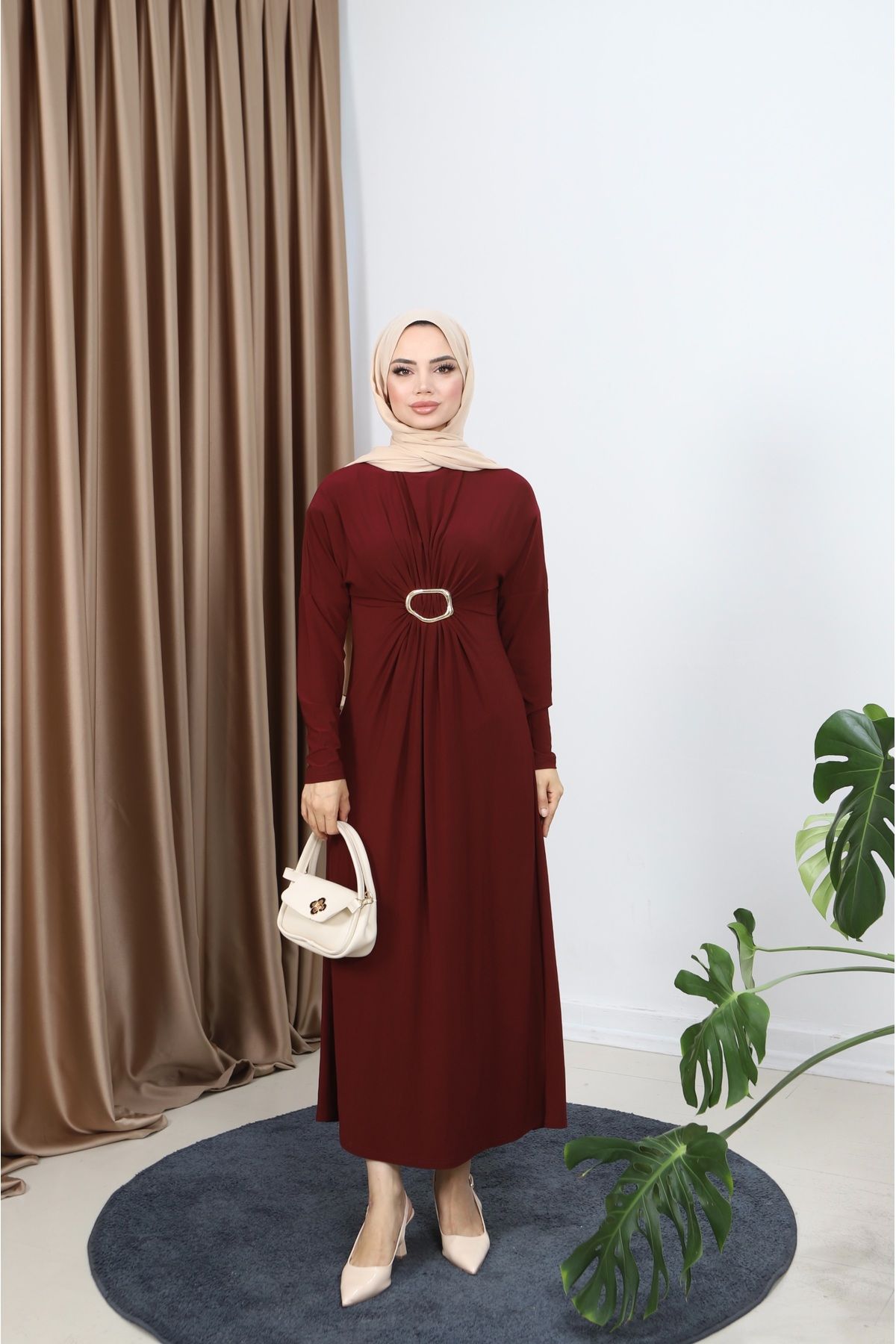 NİSUM MODA ZARAFET SANDY ELBİSE