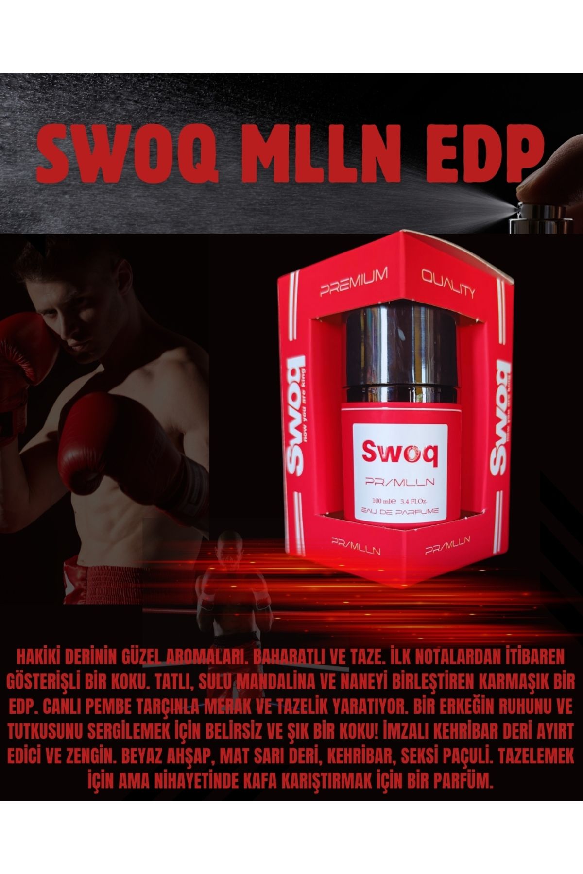 SWOQ PR/MLLN EDP ERKEK PARFÜM 100ML