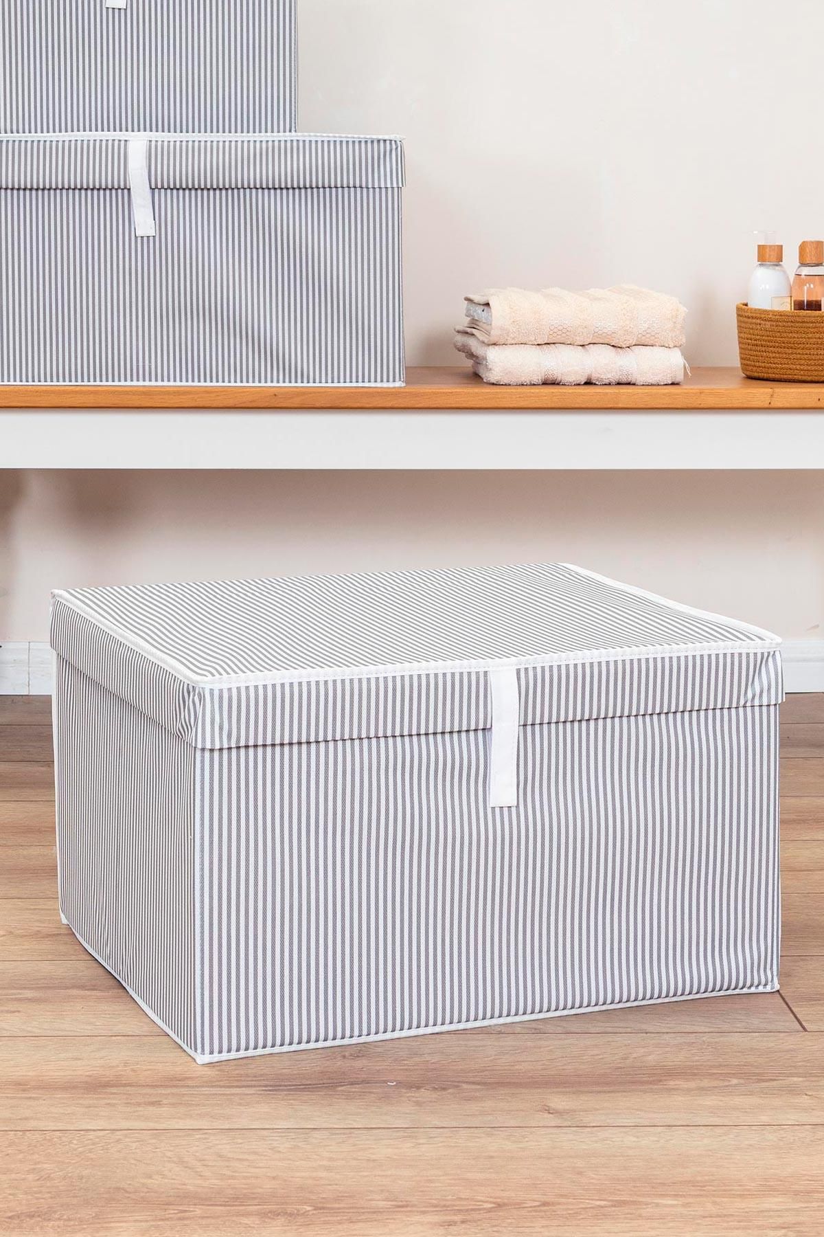 Era Concept Kapaklı Çok Amaçlı ( Çamaşır-saklama-düzenleme Vb.) Hurç, Kutu Maxi 50x40x30