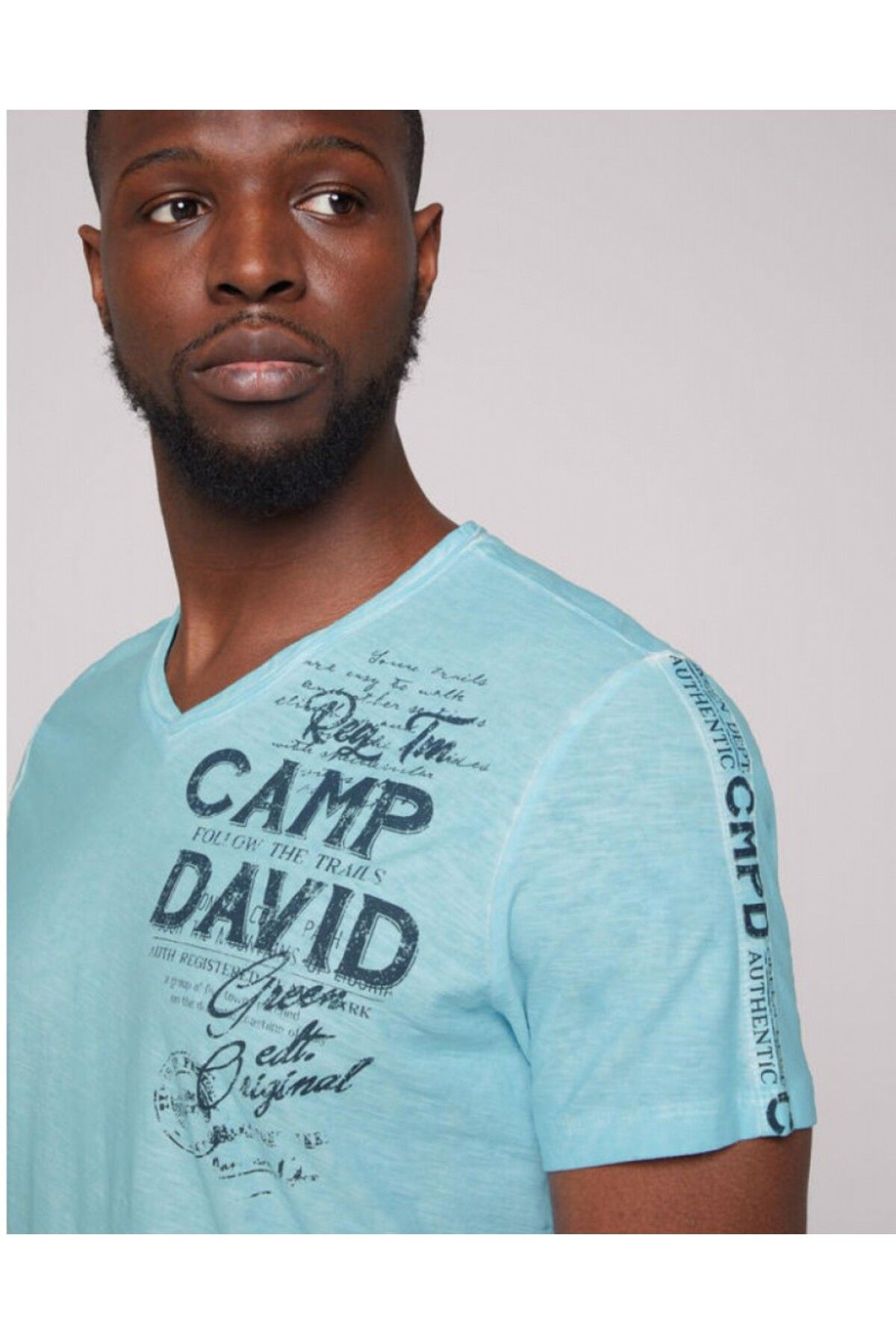 Camp David V YAKA ERKEK T-SHİRT