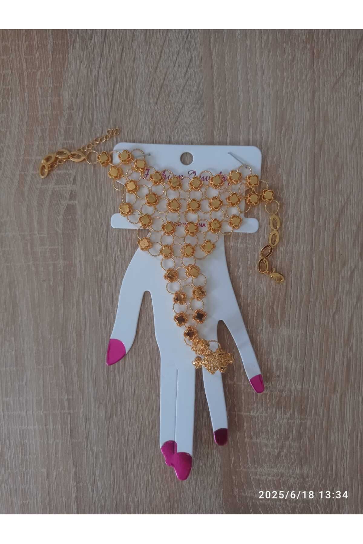 FASHİON JEWELRY ALTIN RENKLİ ŞAHMERAN