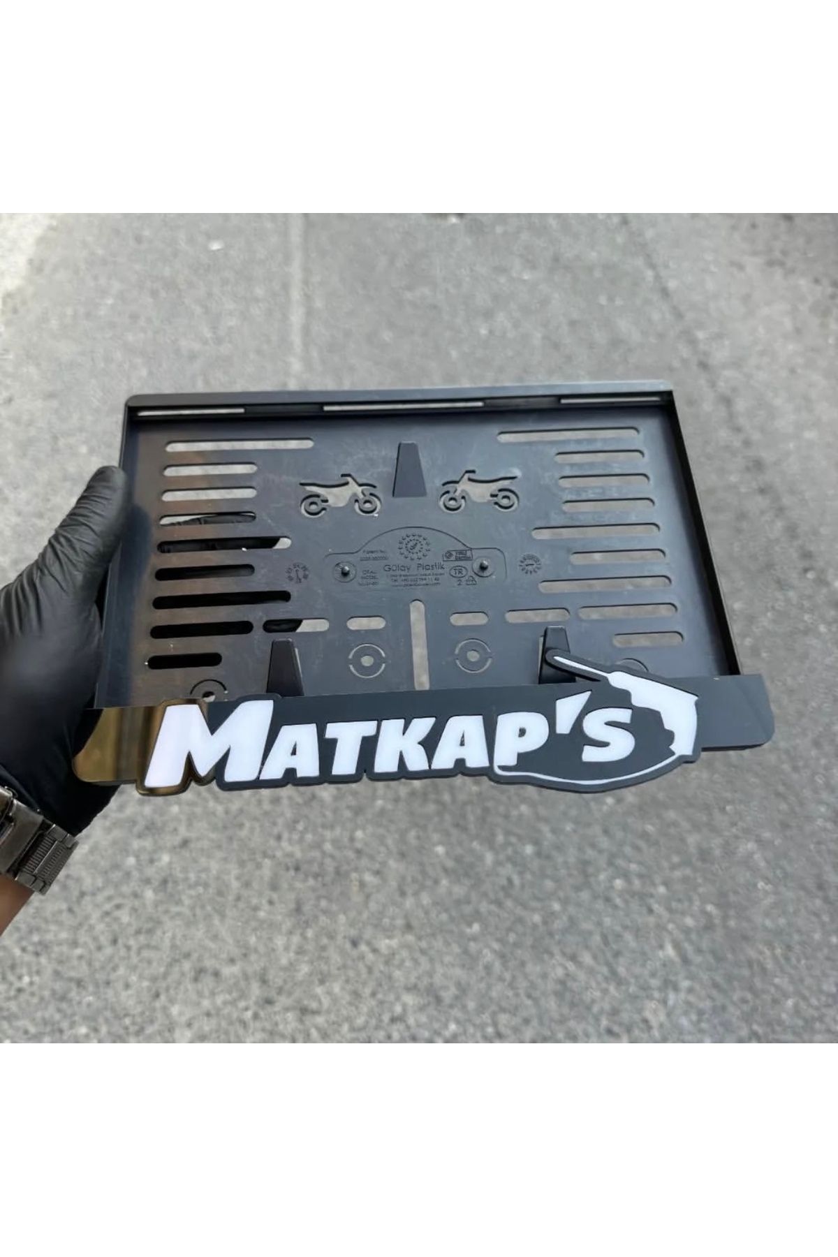 ARGECNC Motor plakalık pleksi kişiye özel