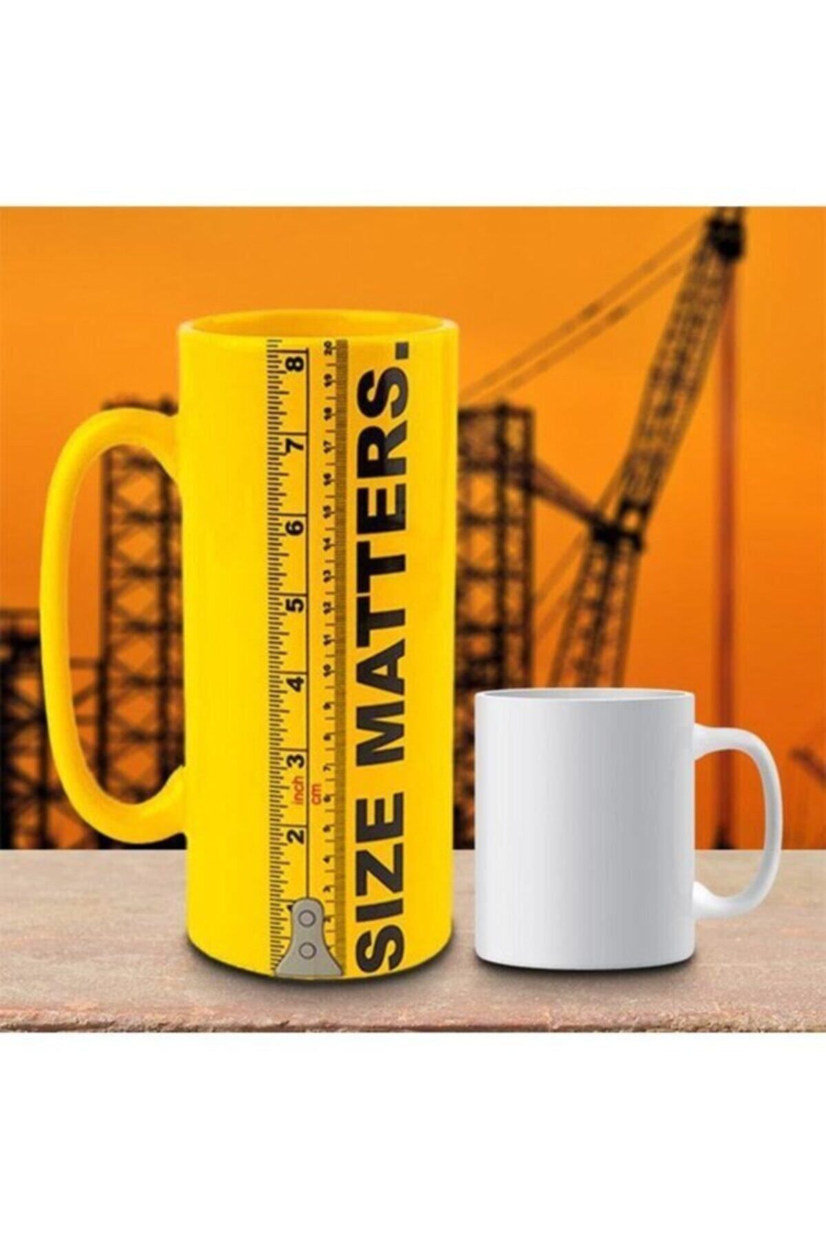 Bestech Cetvel Kupa Tasarım Özel Size Matters Dev Bardak