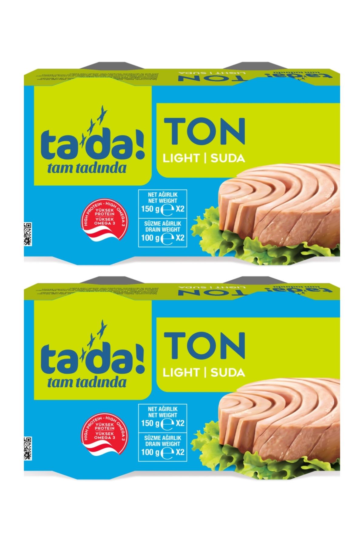 Tada Light/Hafif Ton Balığı 160 gr x 4 Adet