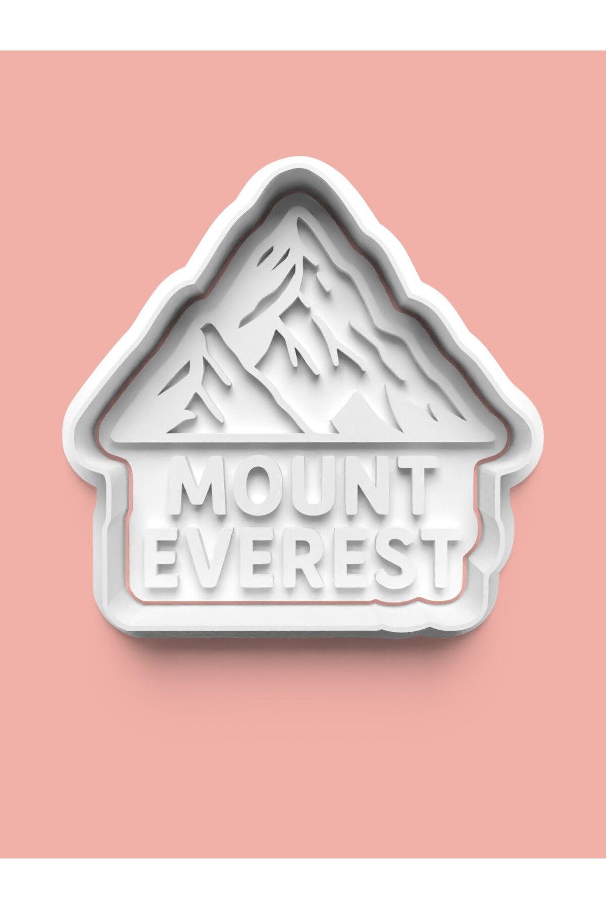 AKTASTORE Everest Dağ Figürü Kurabiye Kalıbı Ve Şeker Hamuru Kalıbı