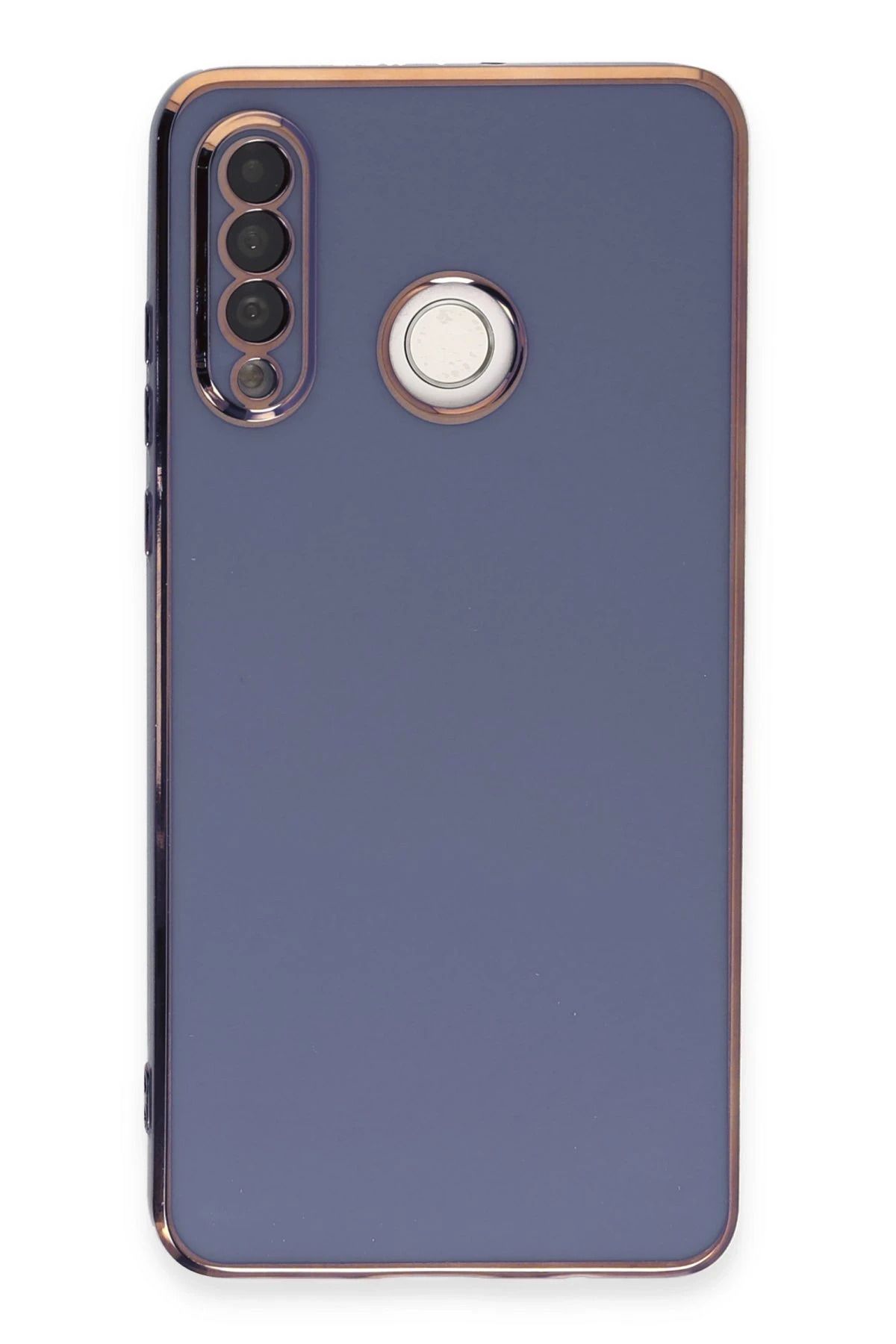 NewFace Huawei P30 Lite Kılıf Volet Silikon - Mavi YNSMR
