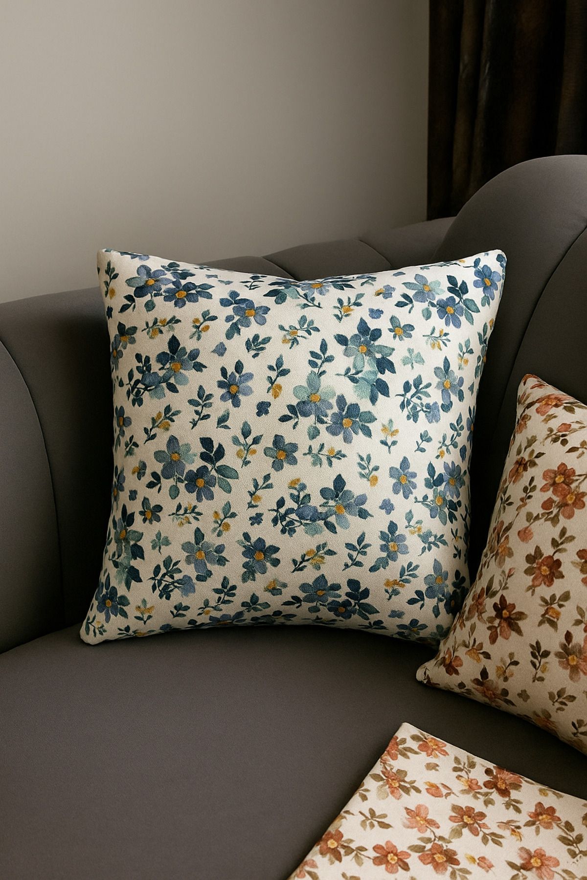 Guloglu Home Belle Rosée Duck Serisi Kırlent Kılıfı – 2’li Set