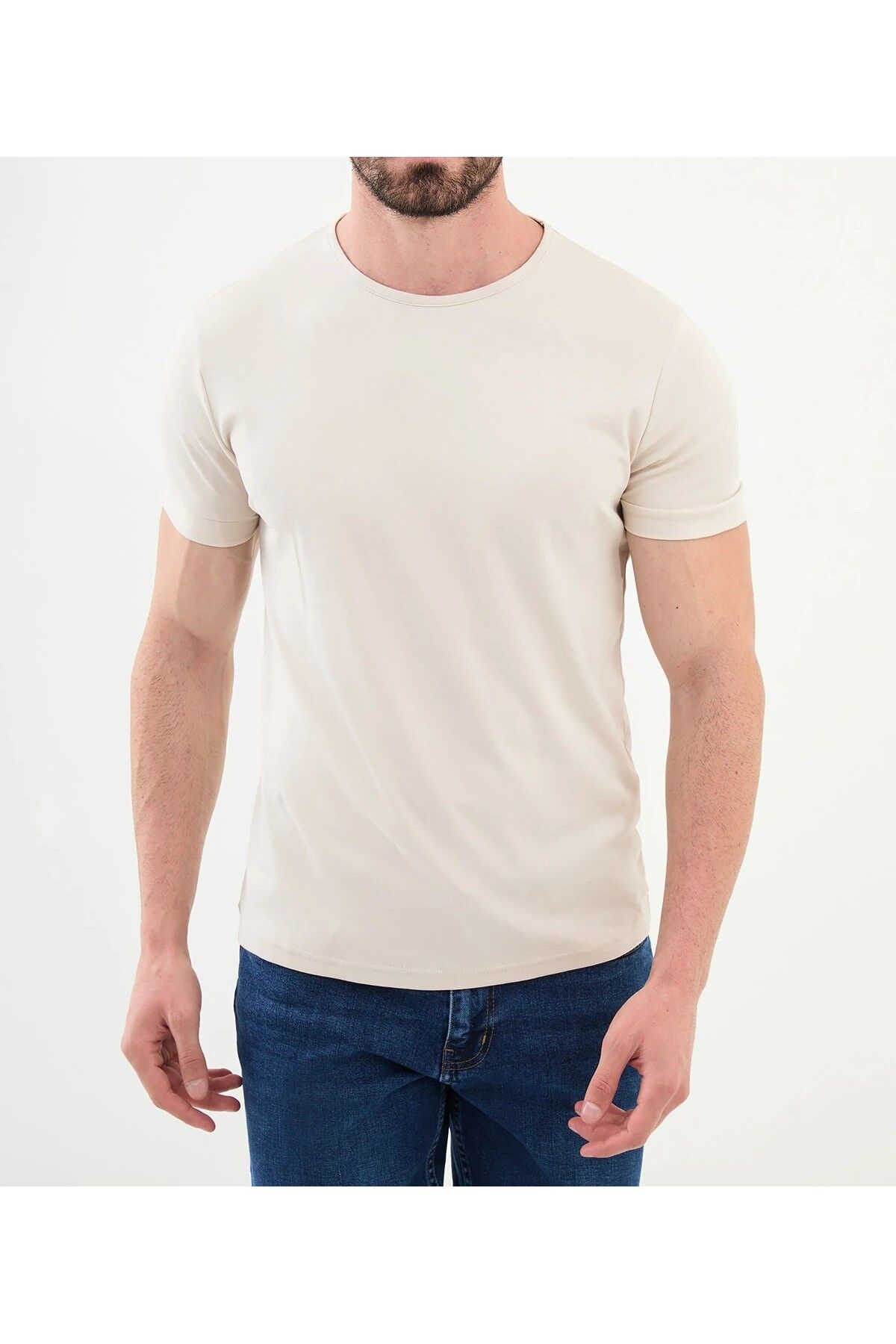 SERKAN SEVİNÇ KISA KOL PENYE KUMAŞ ERKEK T-SHIRT