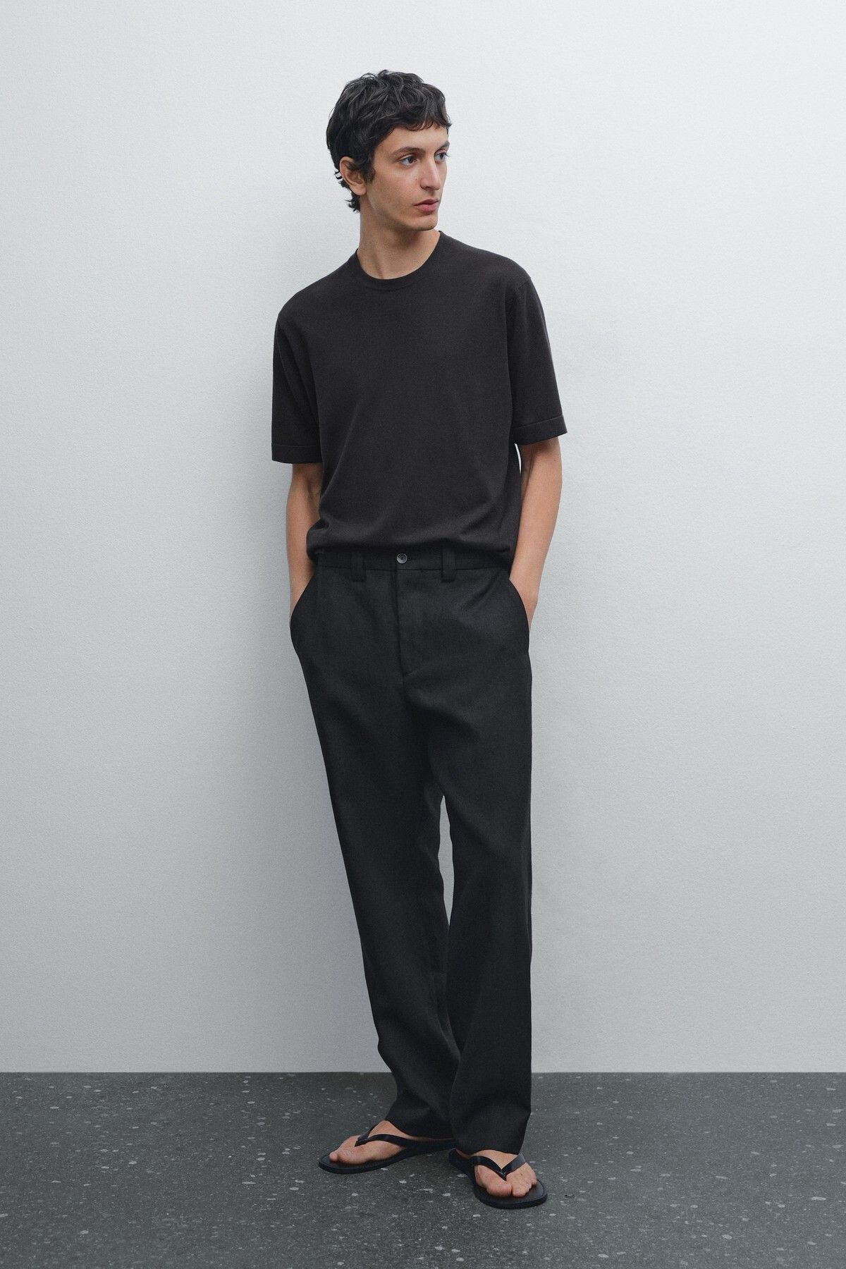 Massimo Dutti %100 pamuklu ve kısa kollu t-shirt