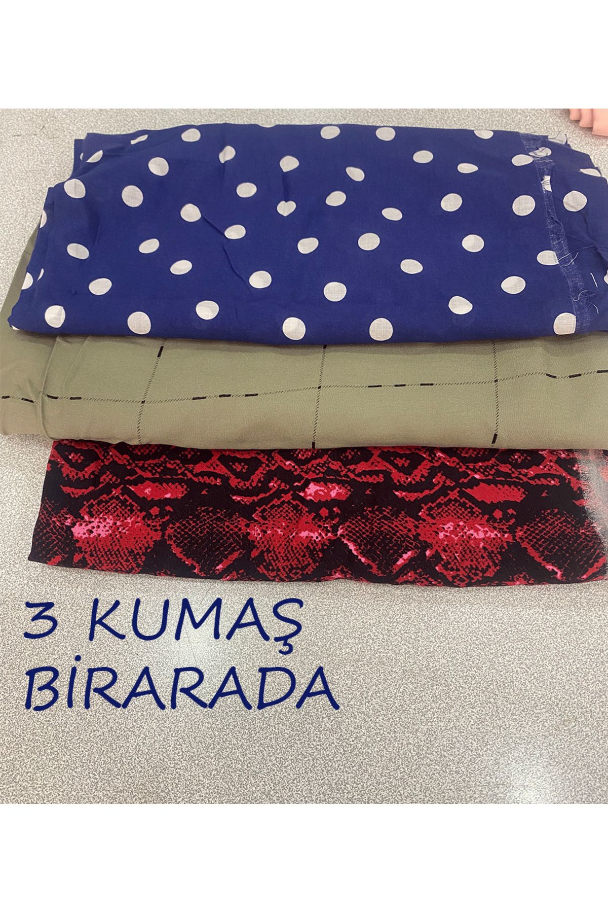 turkanlarhome VİSKON PARÇA KUMAŞLAR 1 METRE (3 RENK BİRARADA SATIŞTA)