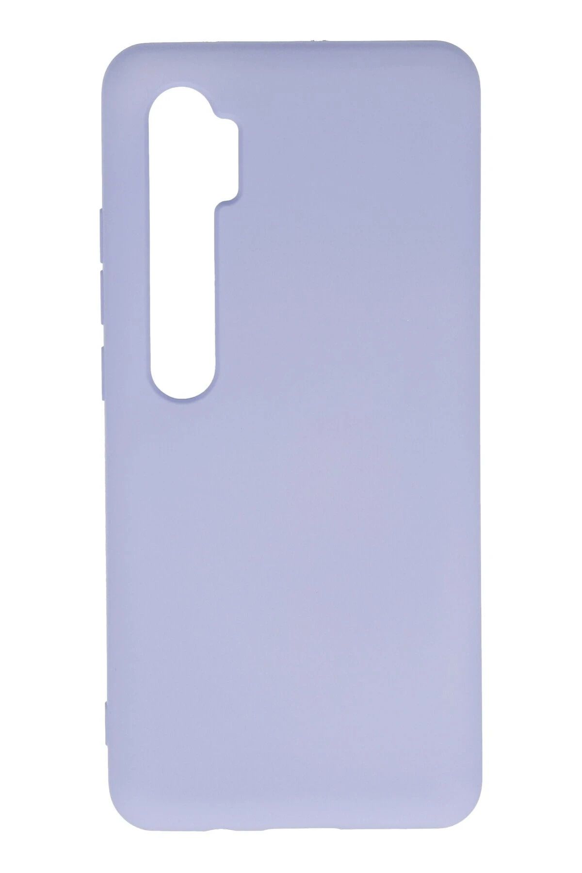 NewFace Xiaomi Mi Note 10 Lite Kılıf Nano içi Kadife Silikon - Lila YNSMR