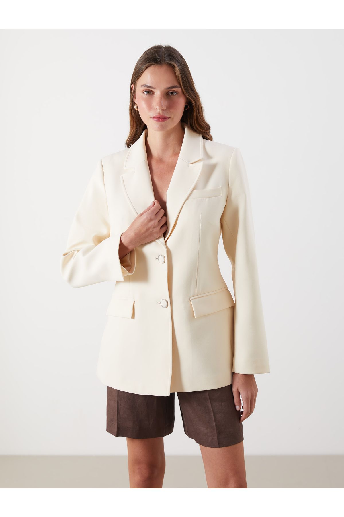 LC Waikiki Krep Kadın Blazer Ceket