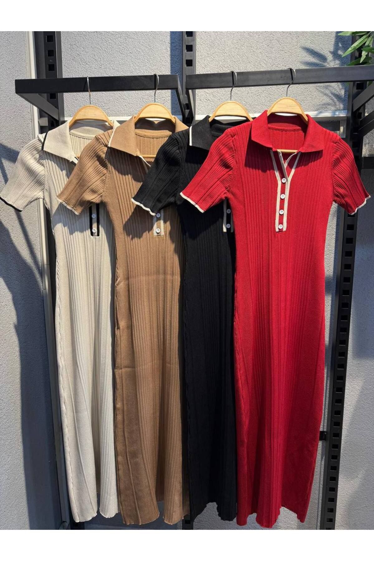 Abalı Yeni sezon -kadin ,örme ,yazlık, pamuklu, elbise, CHA--NEL model model.