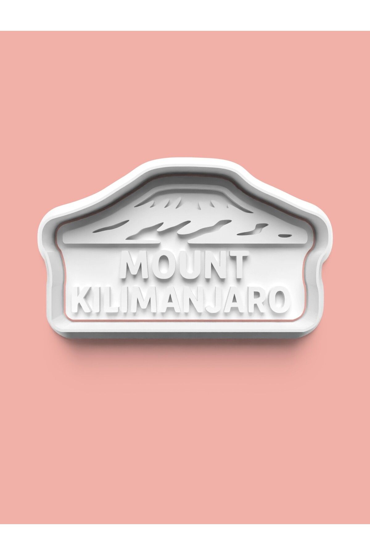 AKTASTORE Kilimanjaro Dağ Figürü Kurabiye Kalıbı Ve Şeker Hamuru Kalıbı