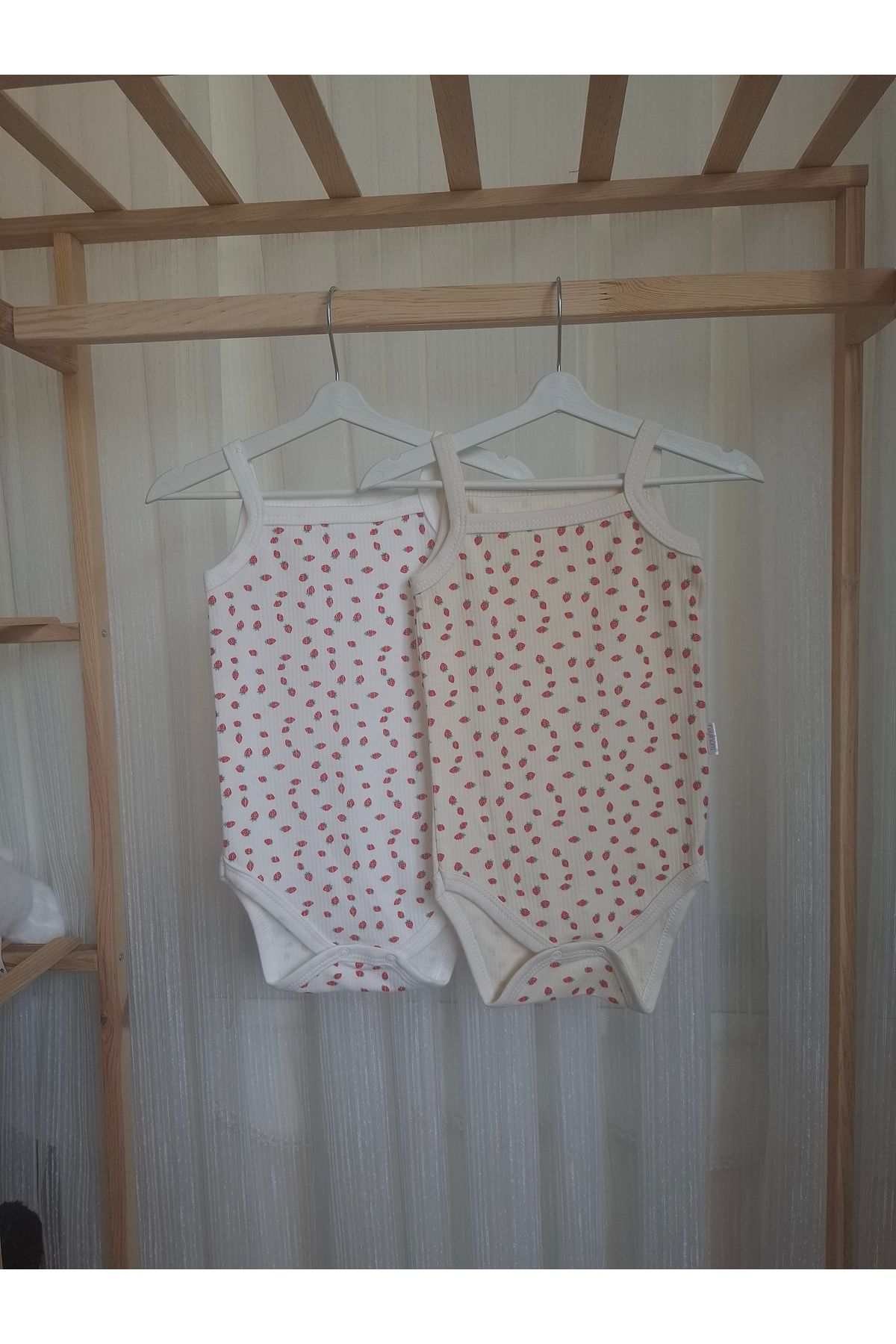 Nayinom %100 Pamuklu Kız Bebek & Kız Çocuk 2'li Çıtçıtlı Badi