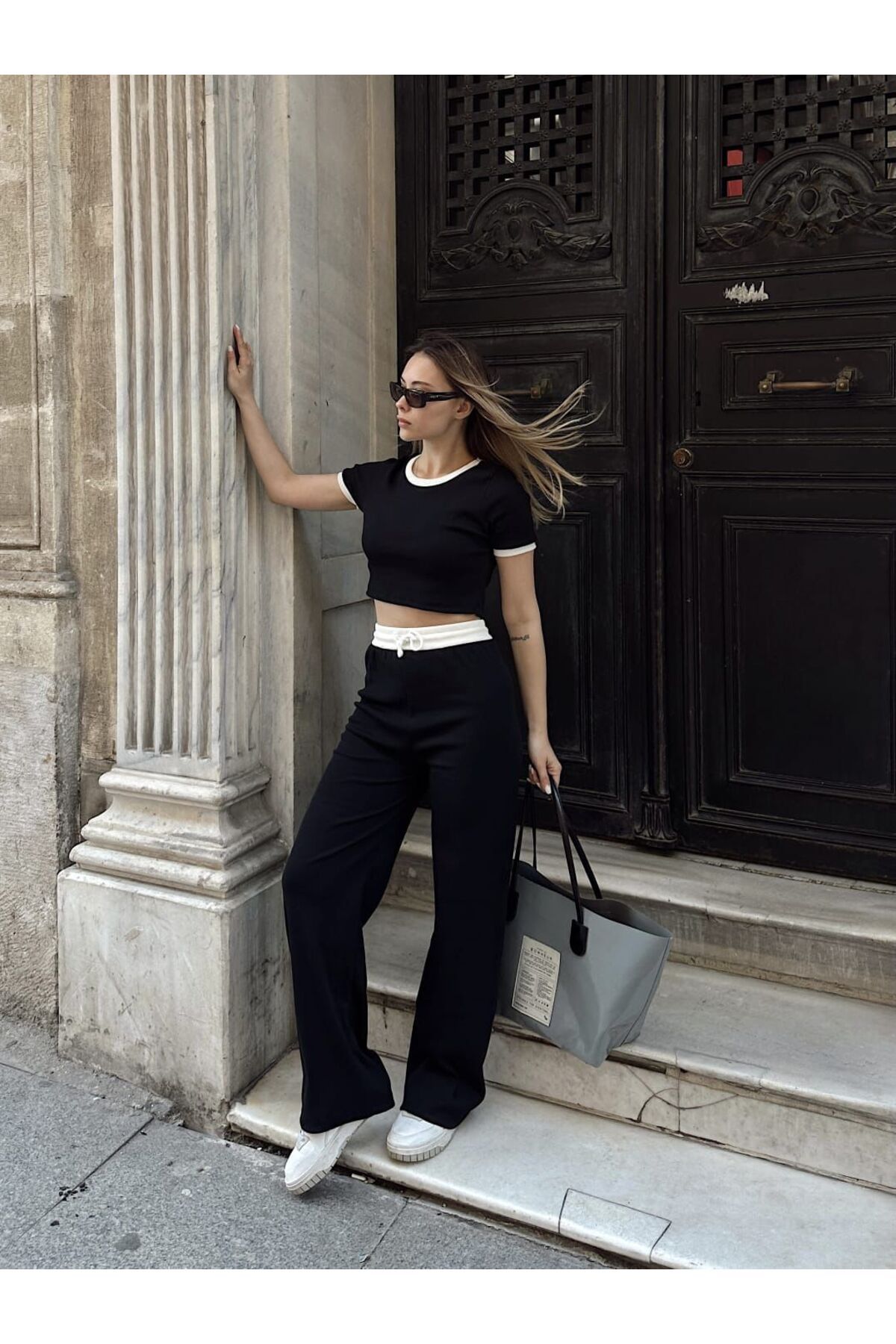 landoffashiontr Kadın Alt-Üst Takım Garni Detaylı