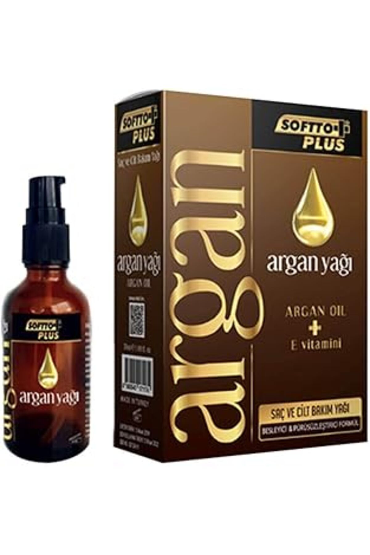 DENİZBİLİŞİM Softto Plus Argan Saç Bakım Yağı (50 Ml)