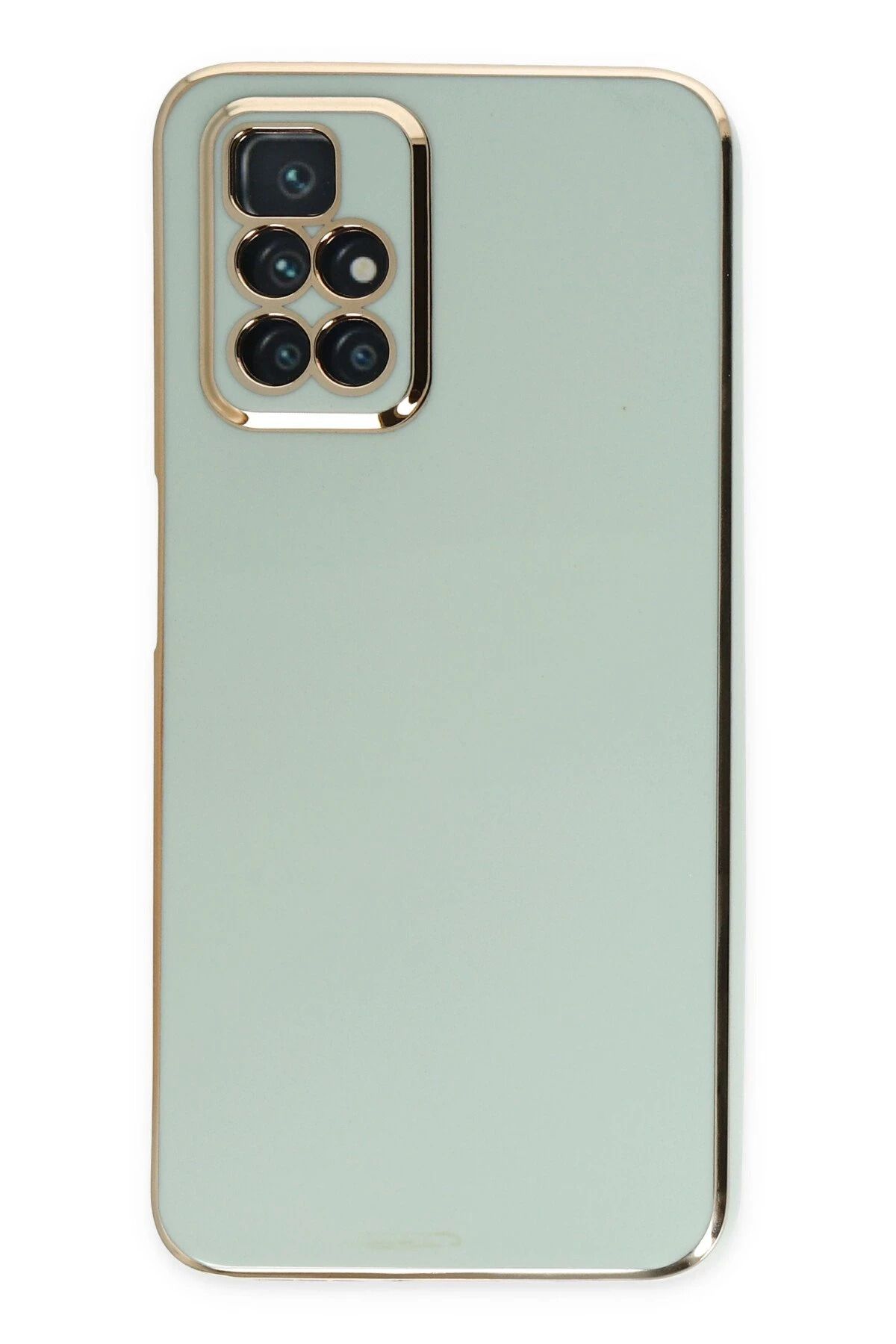 NewFace Xiaomi Redmi 10 2022 Kılıf Volet Silikon - Açık Yeşil YNSMR