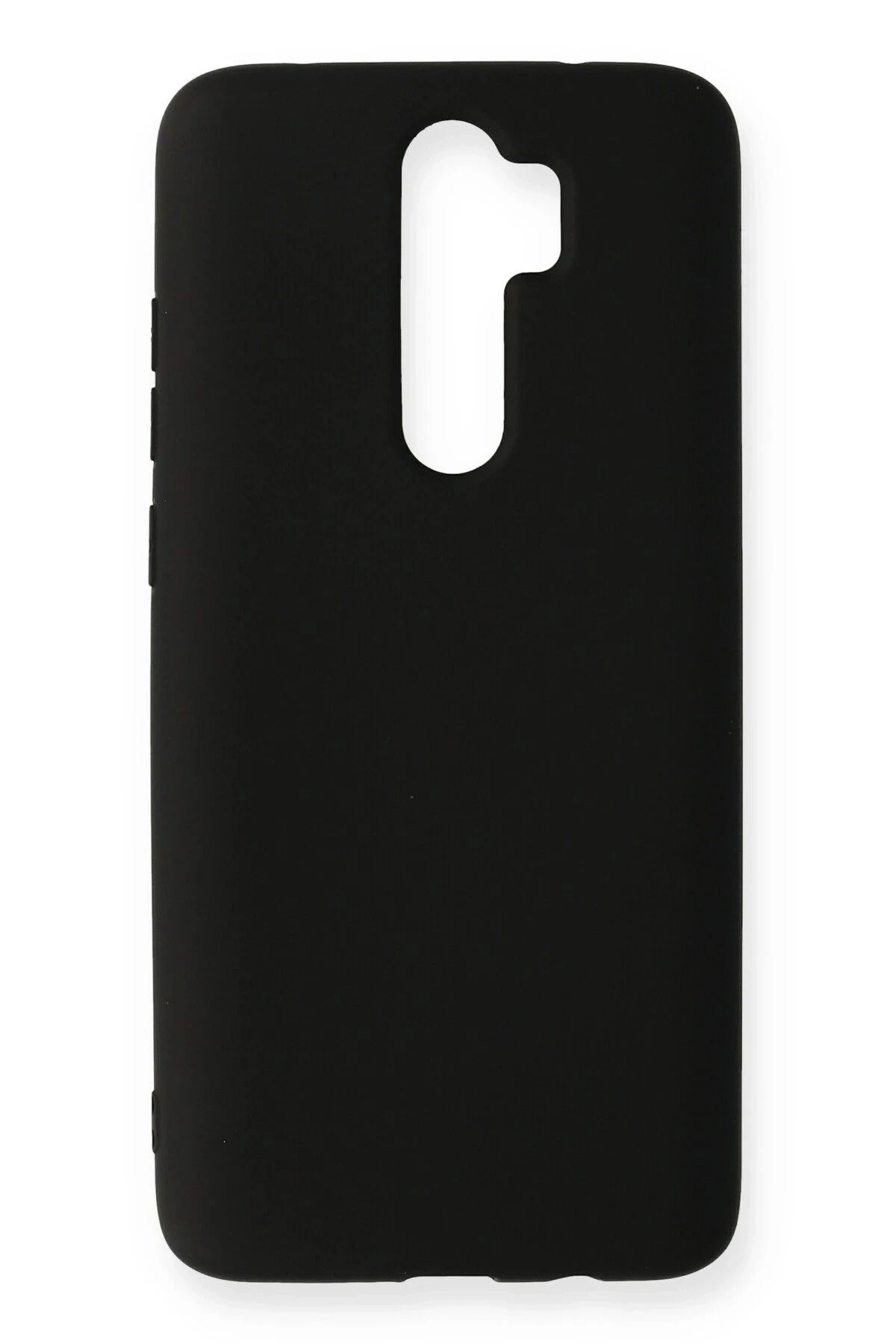 NewFace Xiaomi Redmi Note 8 Pro Kılıf Nano içi Kadife Silikon - Siyah YNSMR