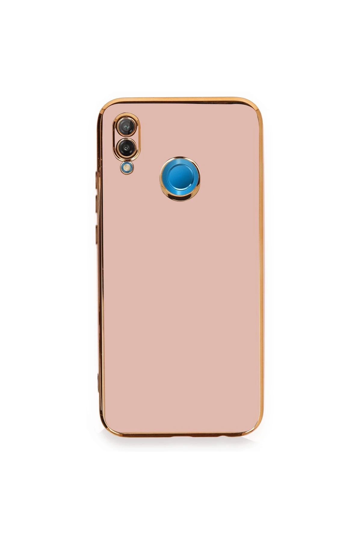NewFace Huawei P20 Lite Kılıf Volet Silikon - Pembe YNSMR