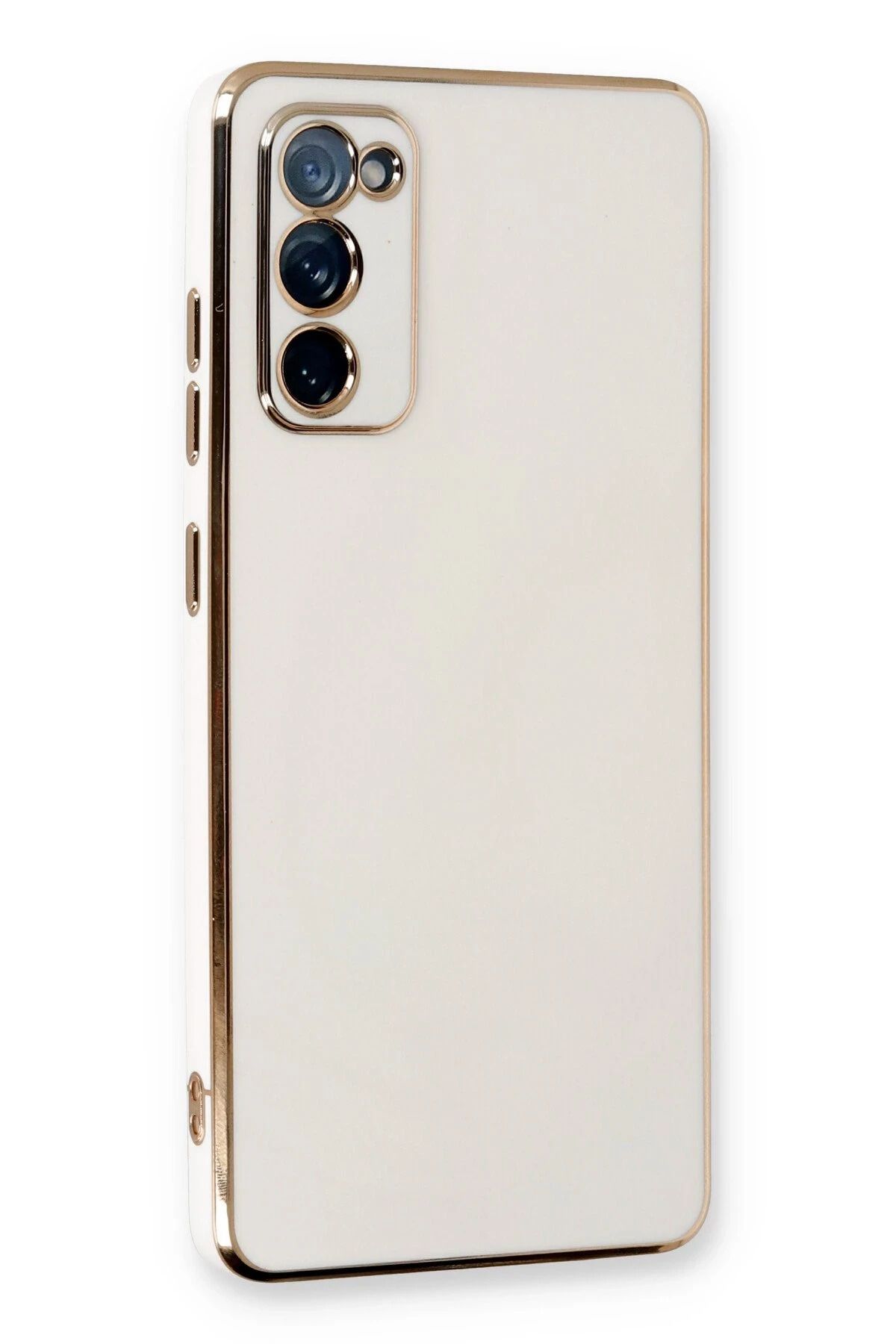 NewFace Samsung Galaxy S20 FE Kılıf Volet Silikon - Beyaz YNSMR