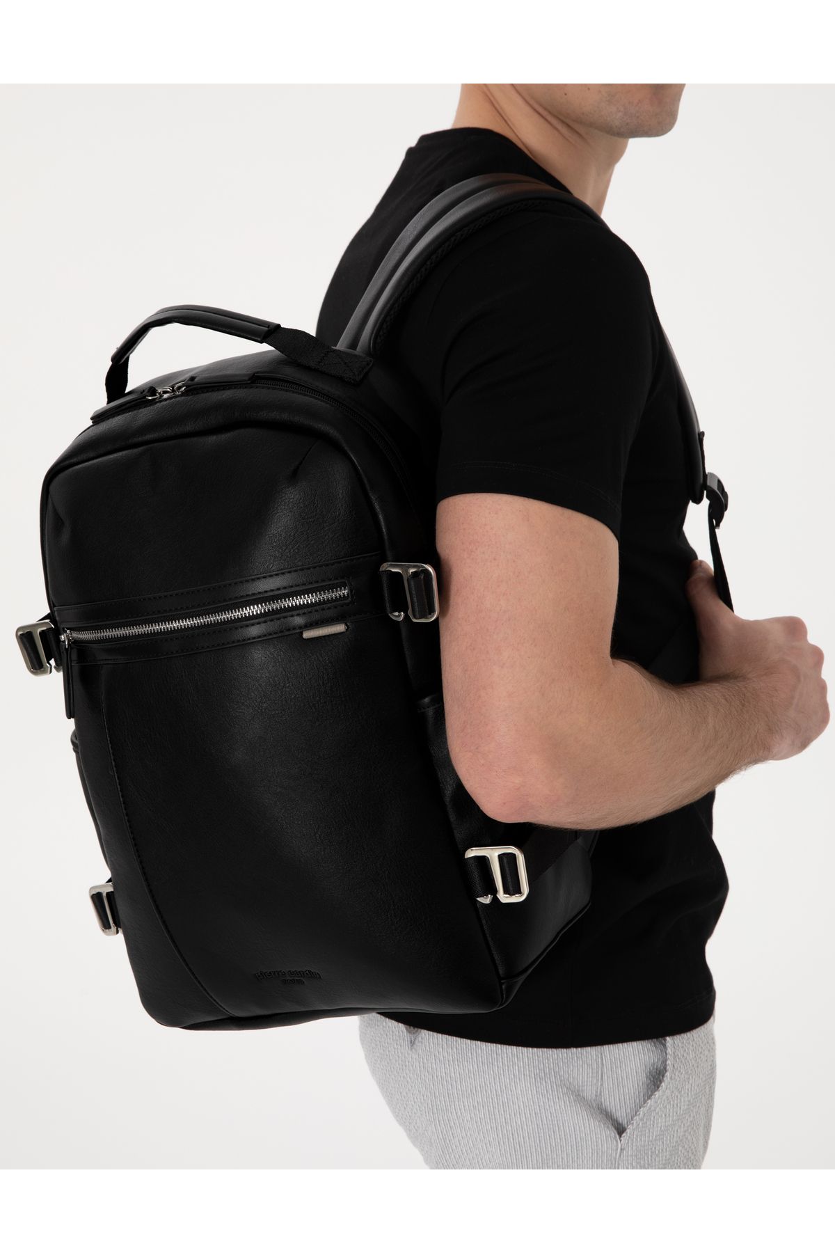Pierre Cardin Erkek Siyah Sırt Çantası 50308034-VR046