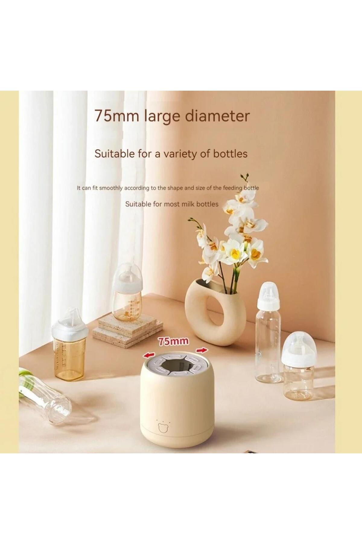 Zigver Biberon Çalkalayıcı USB Şarj Süt Blender fotoğrafı 3 (önizleme)