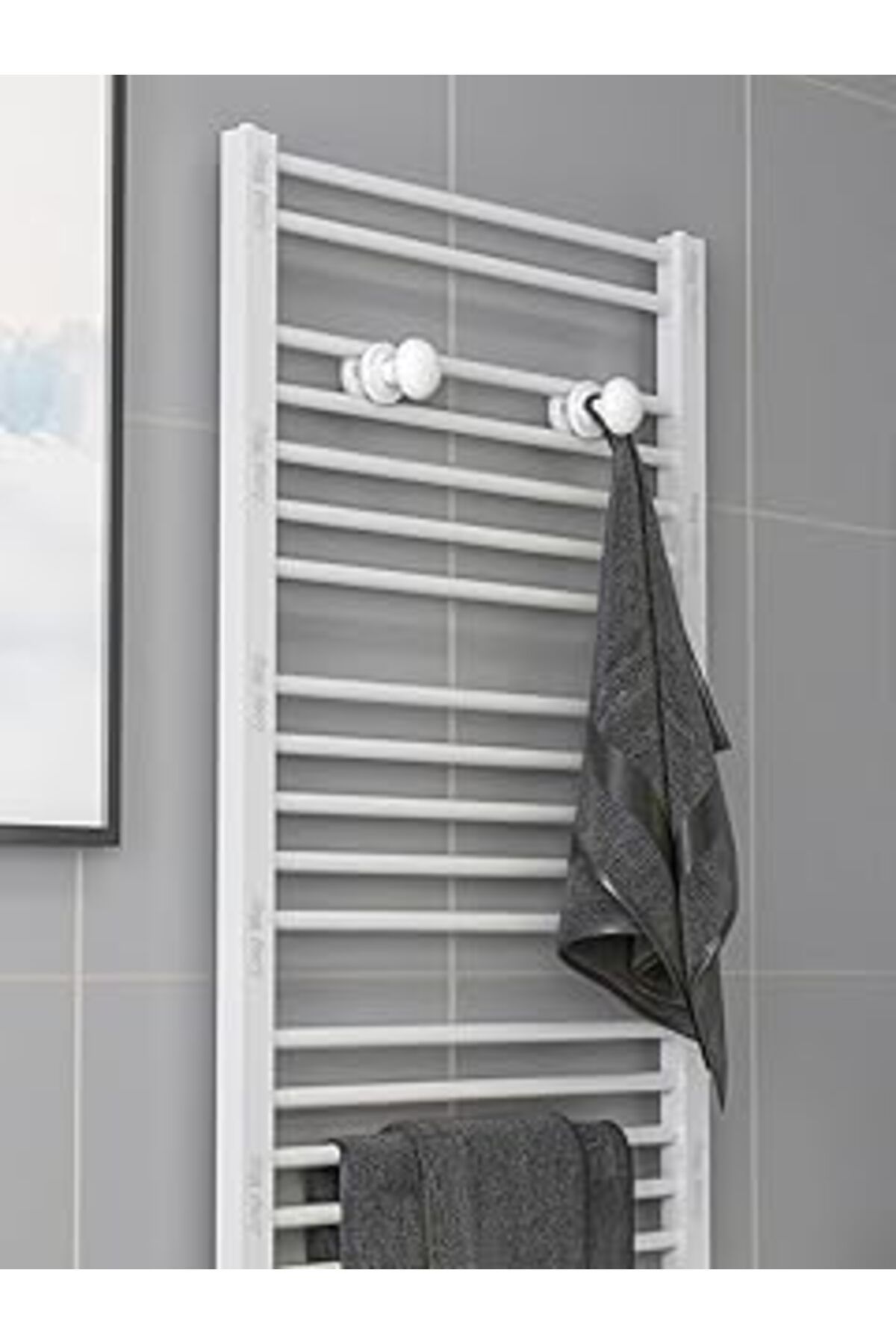 Pazarcan Havlupan Radyatör Askısı, Banyo Askısı, Bornoz Askısı, Kolay Kurulum, Havlu Kıyafet Askısı, Banyo K