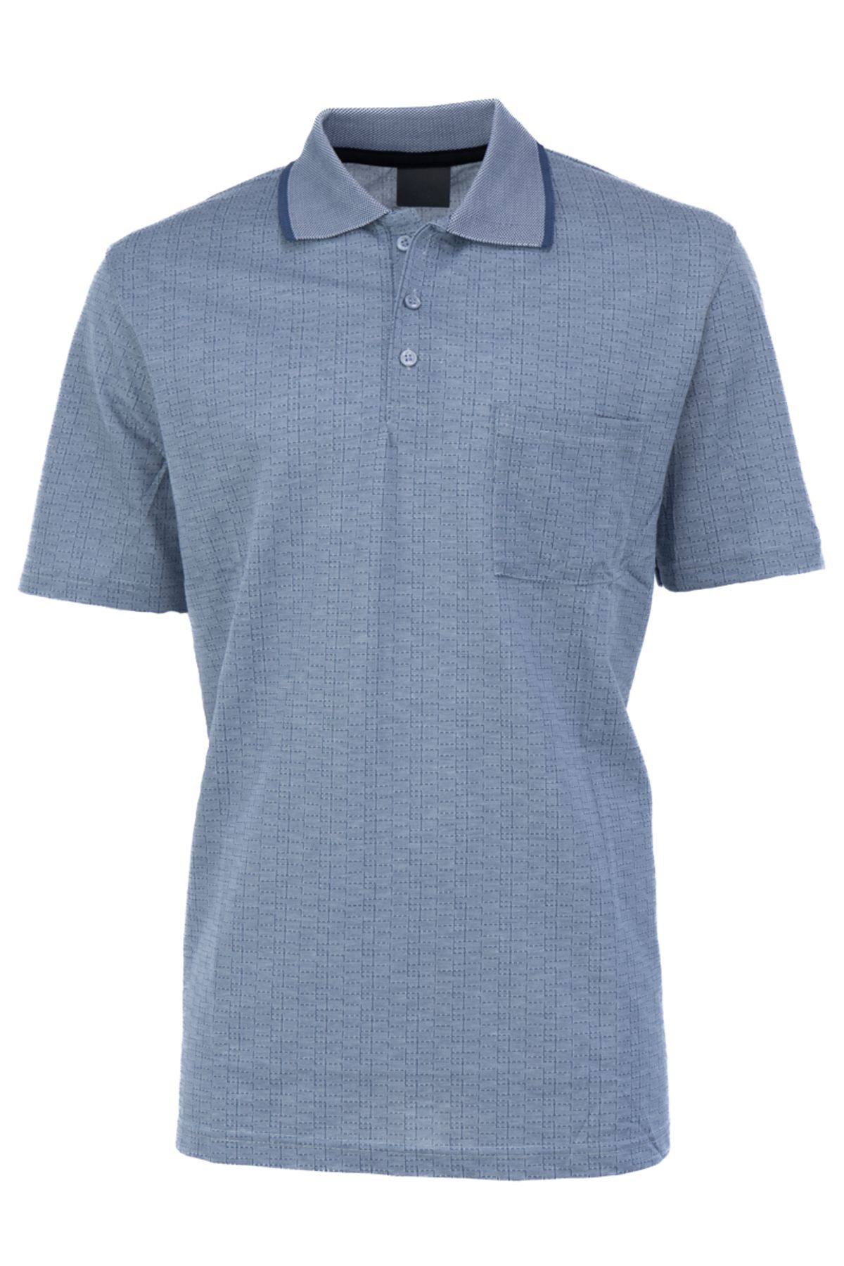 Oppland Erkek T-shirt Yazlık Cepli Kısa Kollu Modern Jakarlı Lonelli Model Rahat Kesim Pamuklu Kumaş