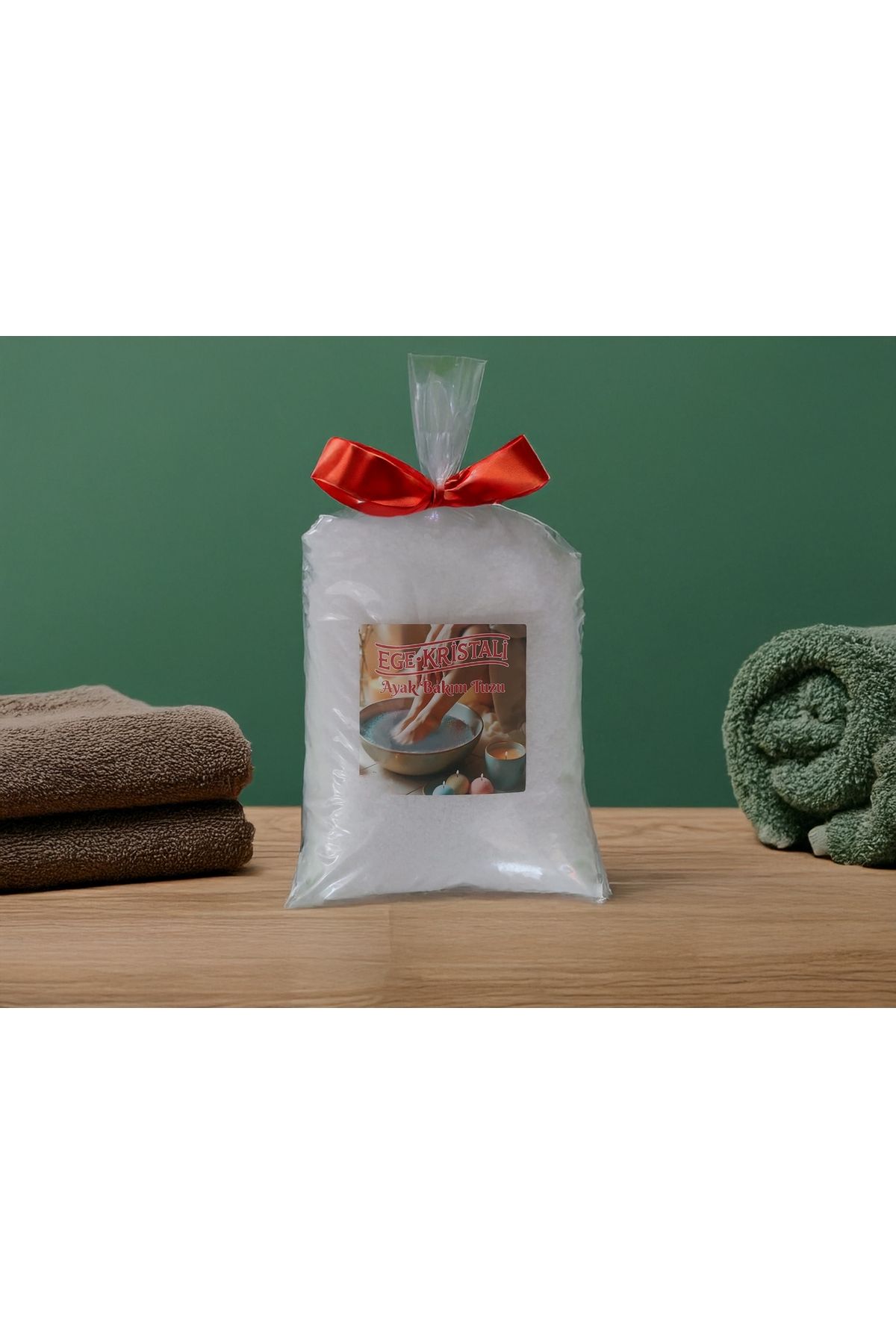 EGE KRİSTALİ EGE KRİSTALİ HİNDİSTAN CEVİZİ AROMALI AYAK BAKIM TUZU 5 KG