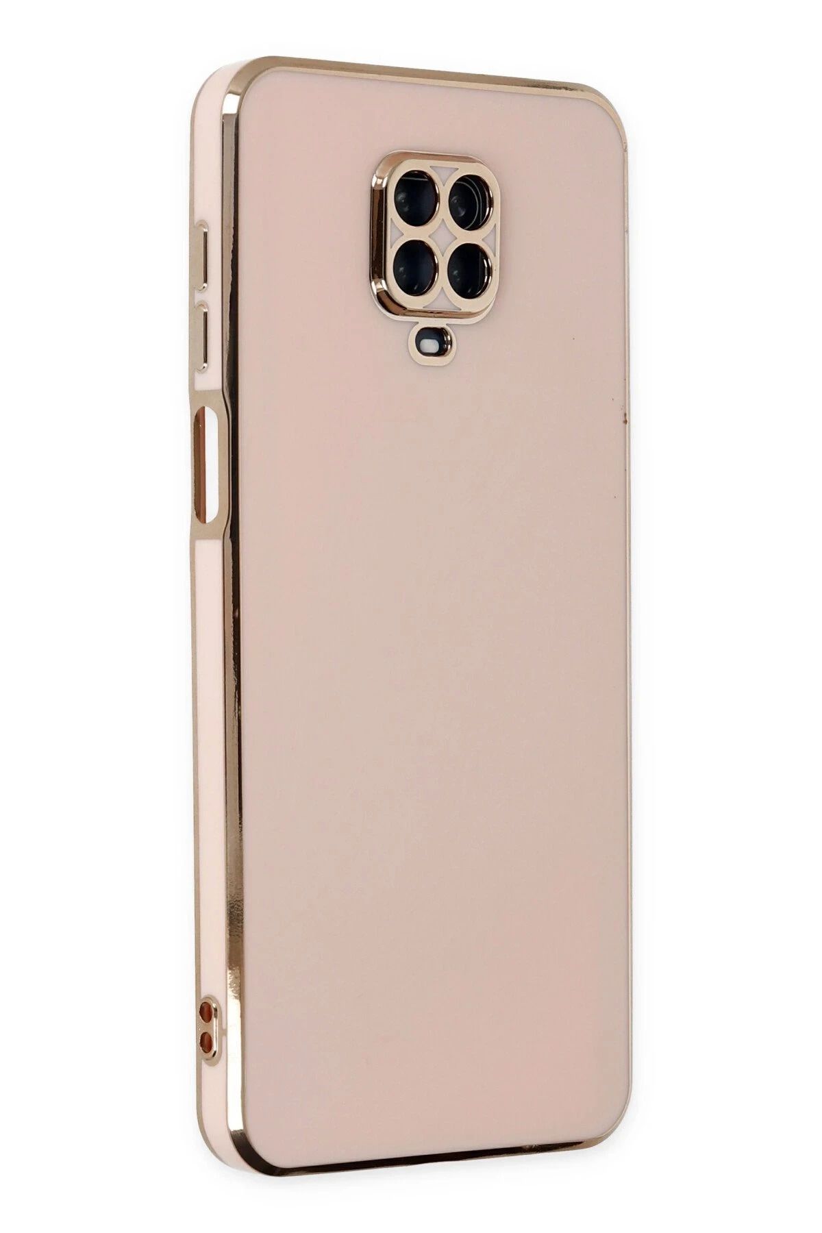 NewFace Xiaomi Redmi Note 9 Pro Kılıf Volet Silikon - Pembe YNSMR