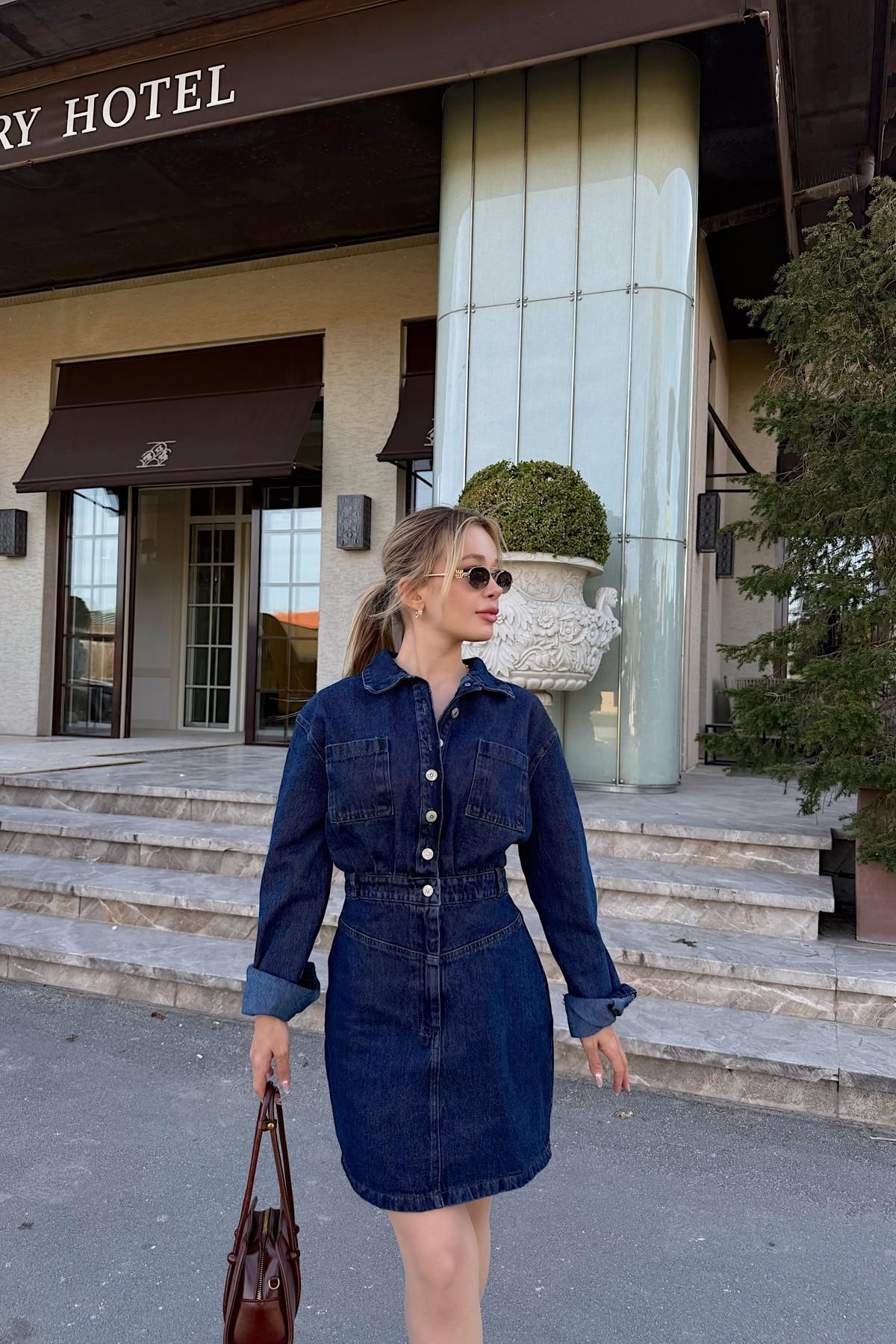 mylove Denim Kısa Ebise Lacivert