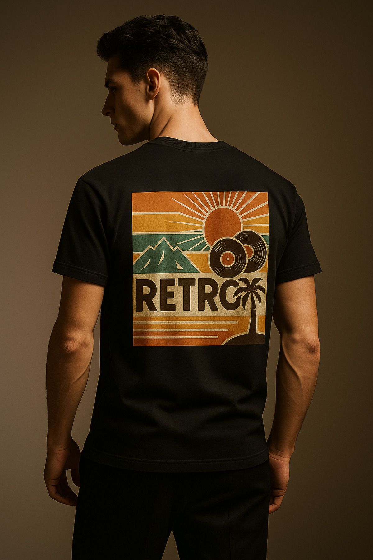 Checoup T-SHIRT OVERSİZE UNİSEX RETRO