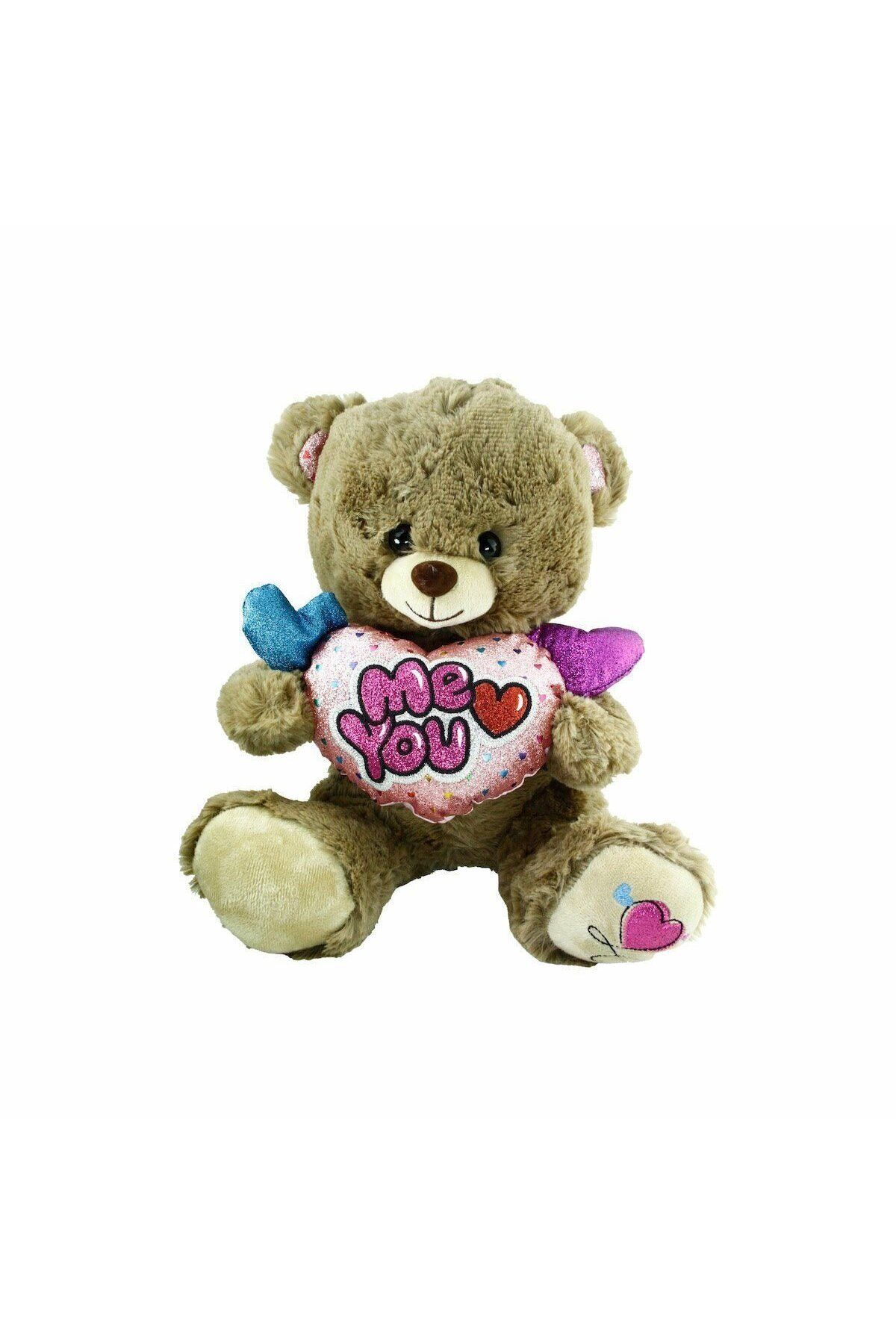 Aymir Ticaret PJH2322 Peluş Kalpli Ayı 30 cm