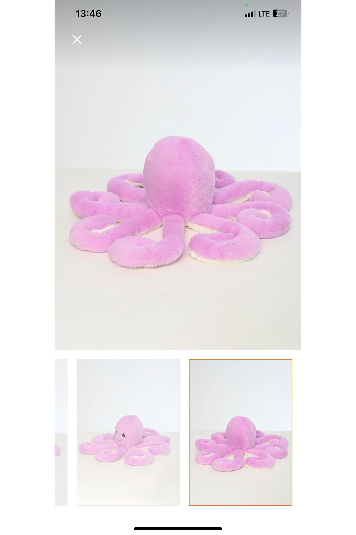 Toys Uzun bacaklı peluş ahtapot