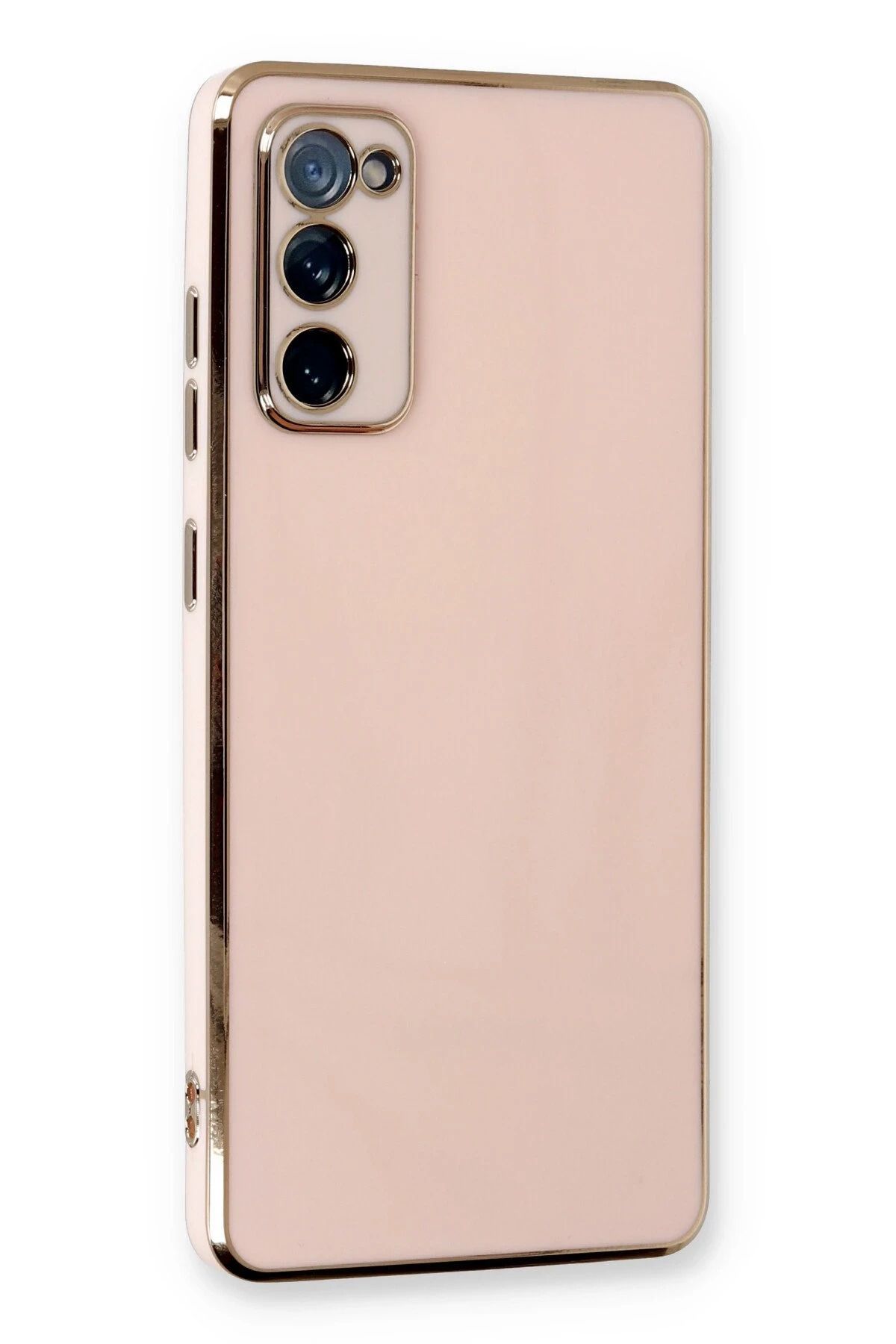 NewFace Samsung Galaxy S20 FE Kılıf Volet Silikon - Pembe YNSMR