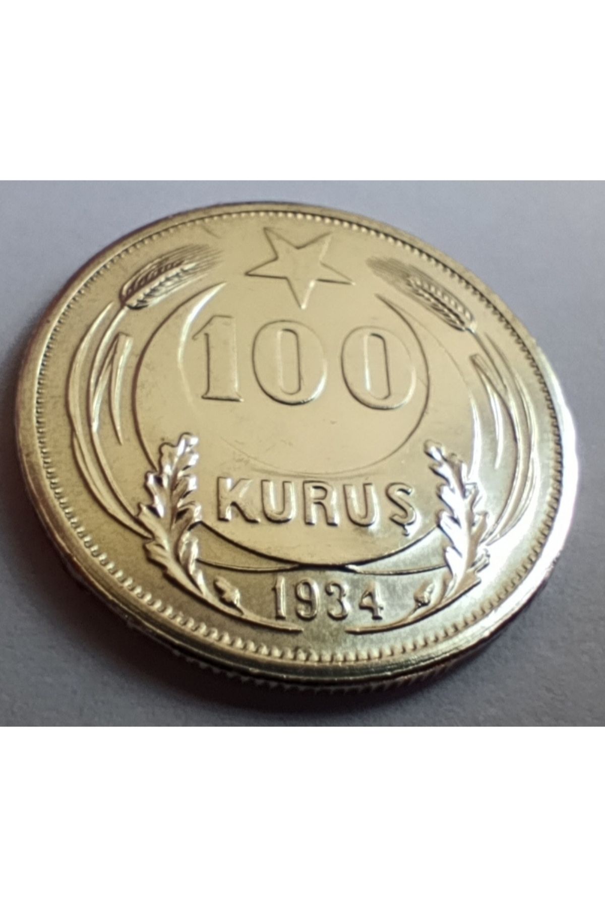 Koleksiyon 1934 YILI GÜMÜŞ 100 KURUŞ ÇİL+. *NADİR PARA*