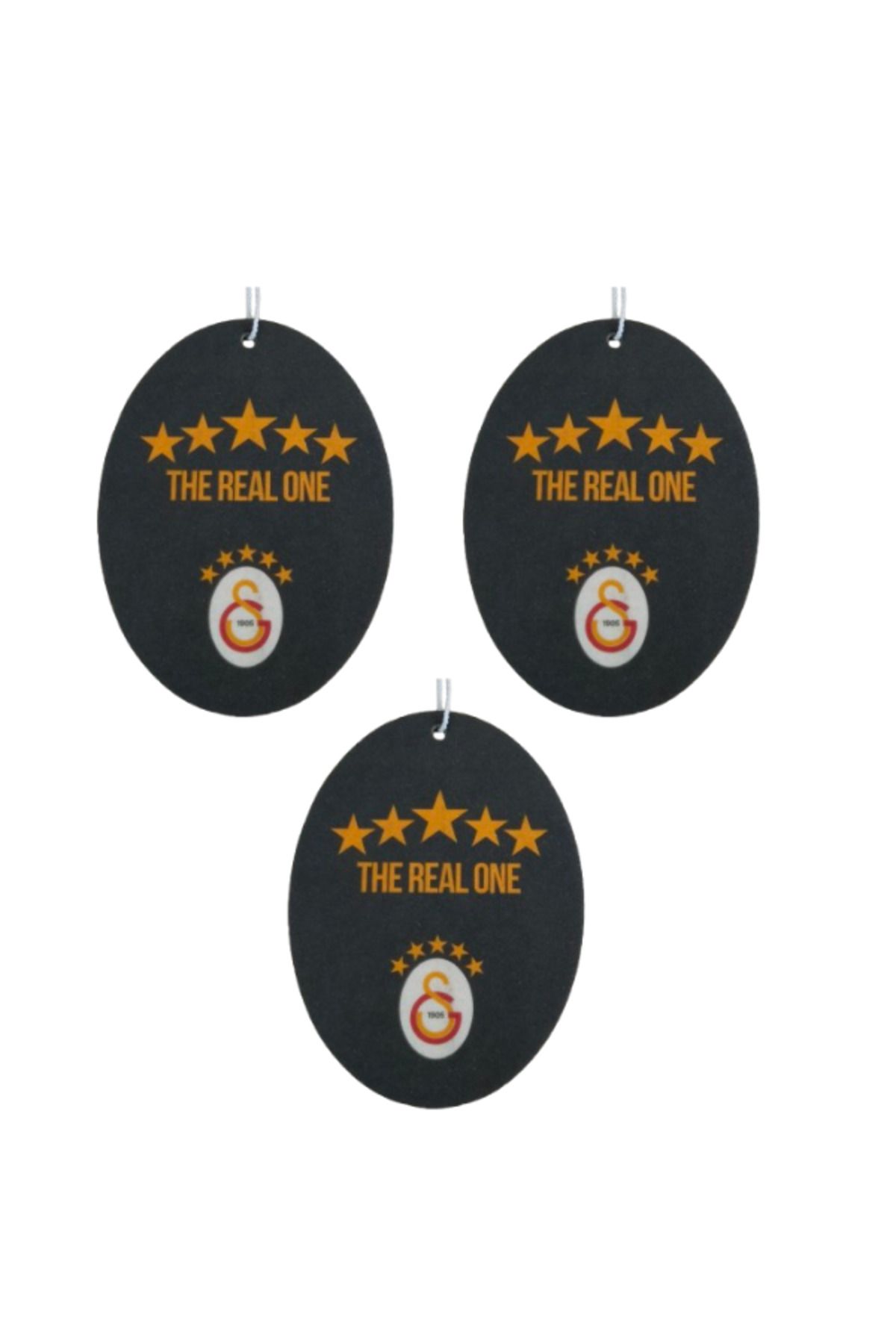 Galatasaray Resmi Lisanslı The Real One Mango Kokulu Oto Asma Kokusu(3lü) - Gs Asma Arac Kokusu Mango(3lü)