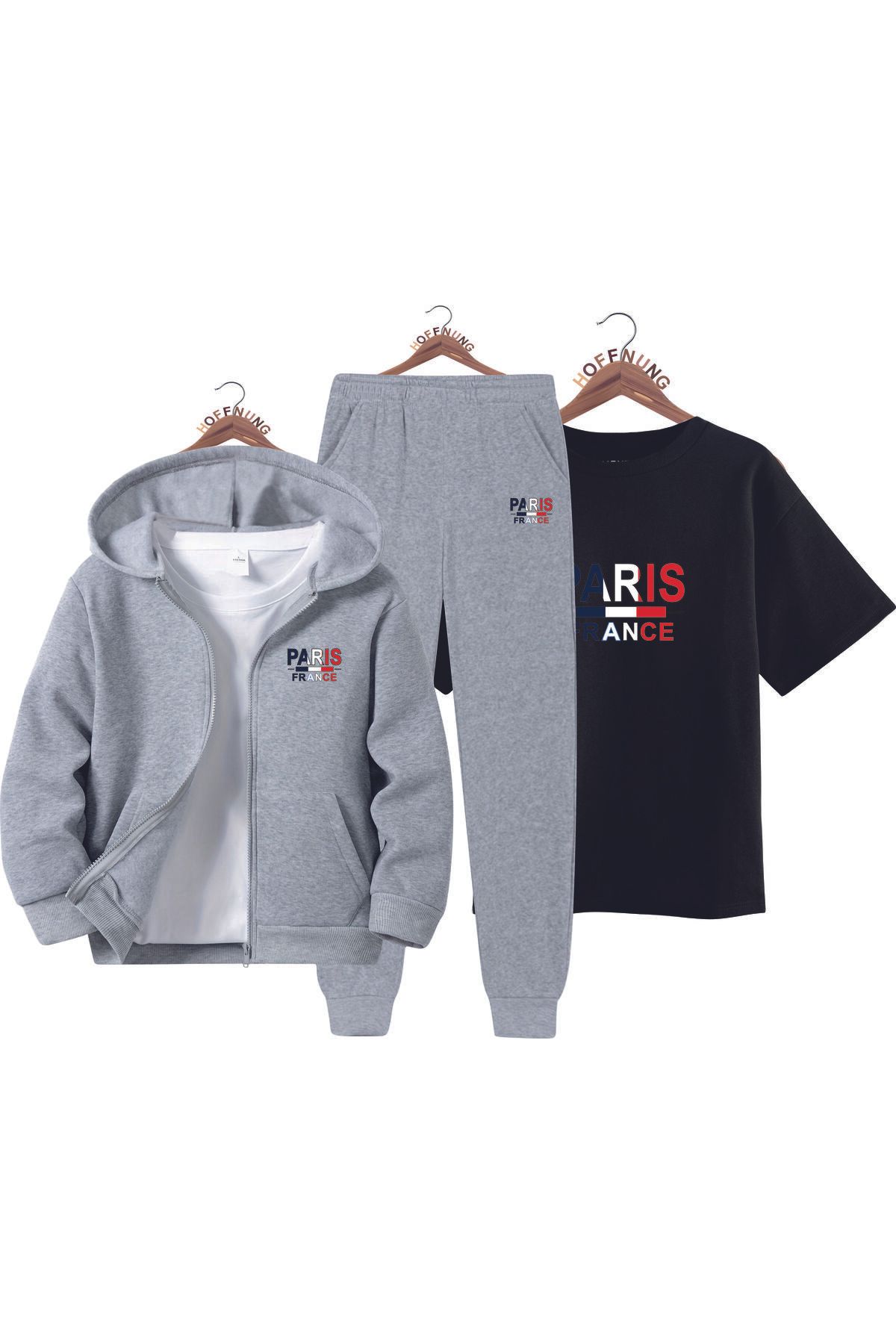 HOFFNUNG 3 pieces summer season FULL ZIP PARIS FRANCE SUMMER MODE